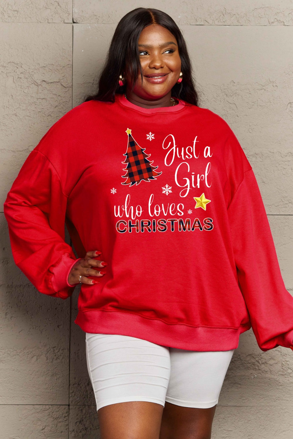 Simply Love Full Size Graphic Sweatshirt