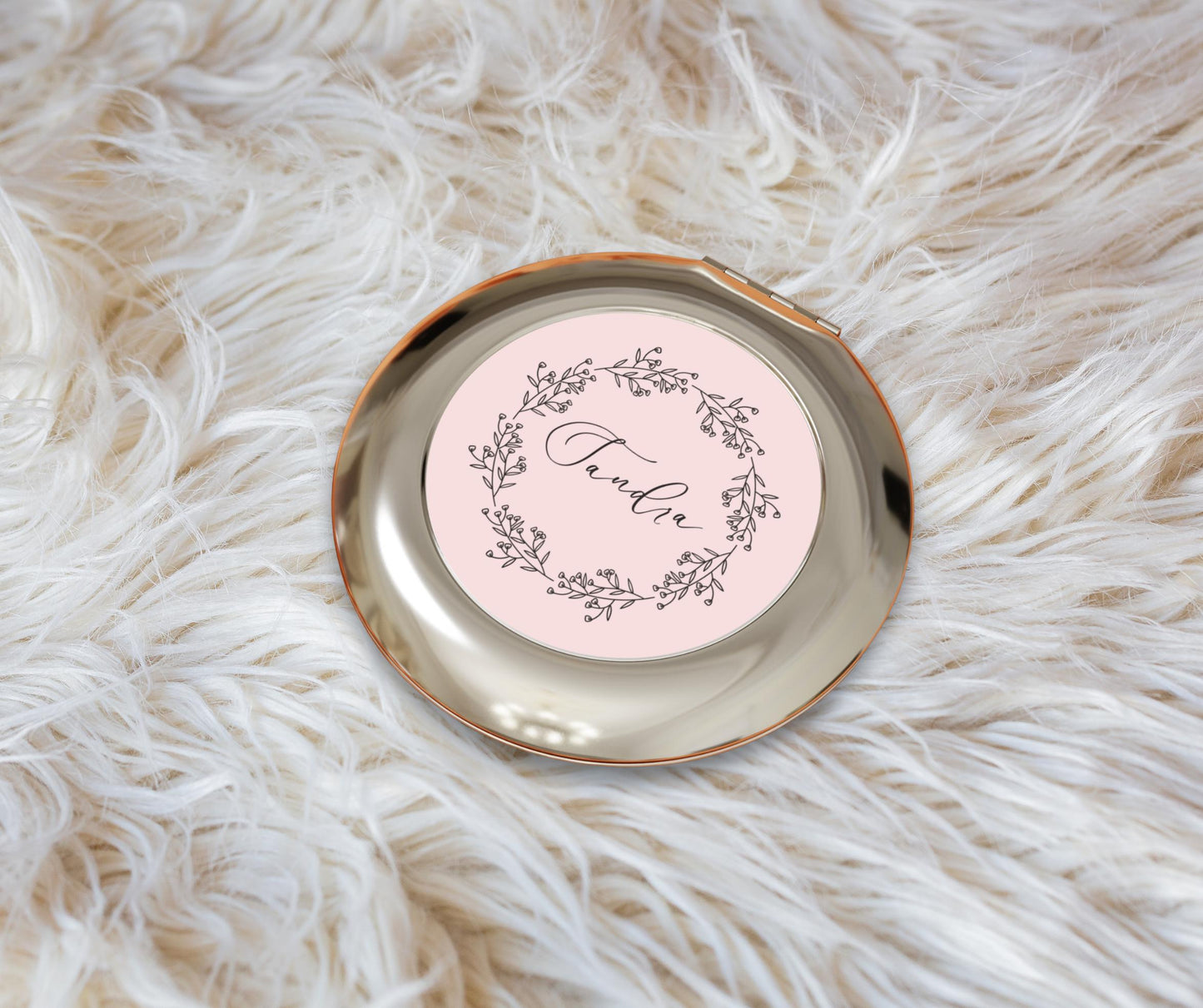 Customized Compact Mirror | Gifts for Bridesmaid Proposal & Best Friend's Birthday |Custom Gift for Women | gifts personabled