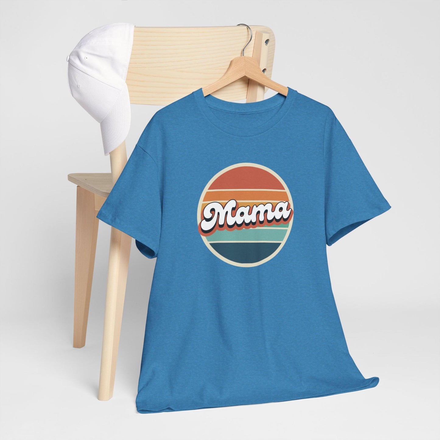 Cute Retro T-Shirt | | Personalized & Cute Comfort Colors | Minimal Mama Shirt | Pregnancy Announcement | Momful Gift | Mom Birthday Gift