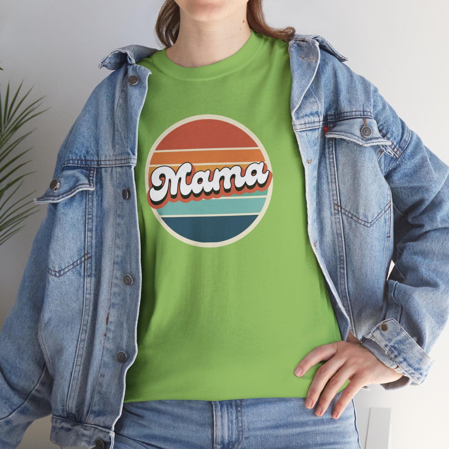 Cute Retro T-Shirt | | Personalized & Cute Comfort Colors | Minimal Mama Shirt | Pregnancy Announcement | Momful Gift | Mom Birthday Gift