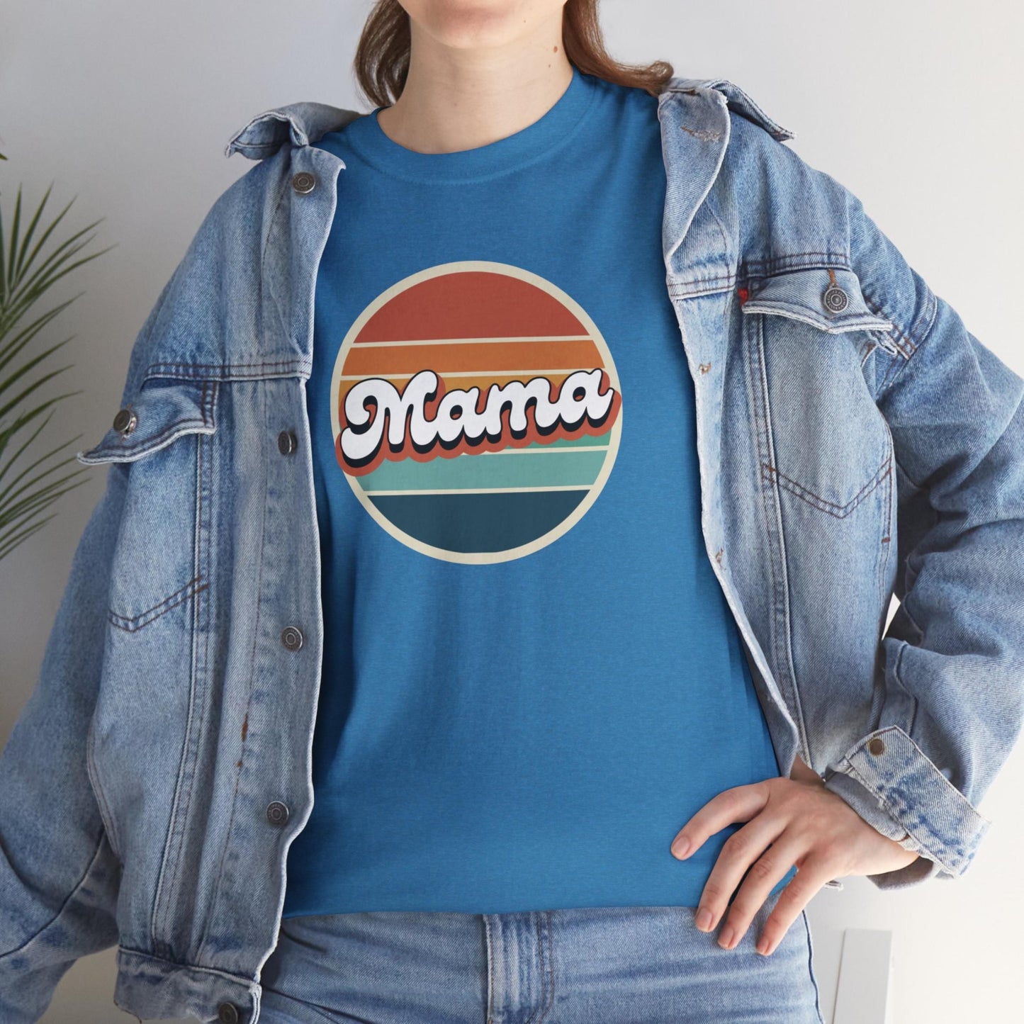 Cute Retro T-Shirt | | Personalized & Cute Comfort Colors | Minimal Mama Shirt | Pregnancy Announcement | Momful Gift | Mom Birthday Gift