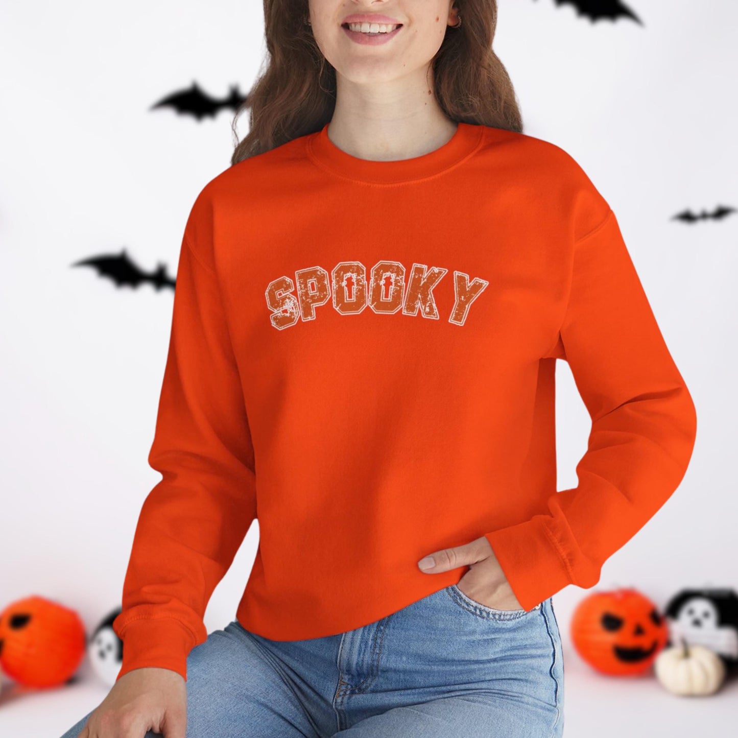 Stay Spooki Spooky Halloween Sweatshirt | Perfect Gift for the Spooky Season | Halloween Gift Hoodie | Womens Halloween Sweatshirt