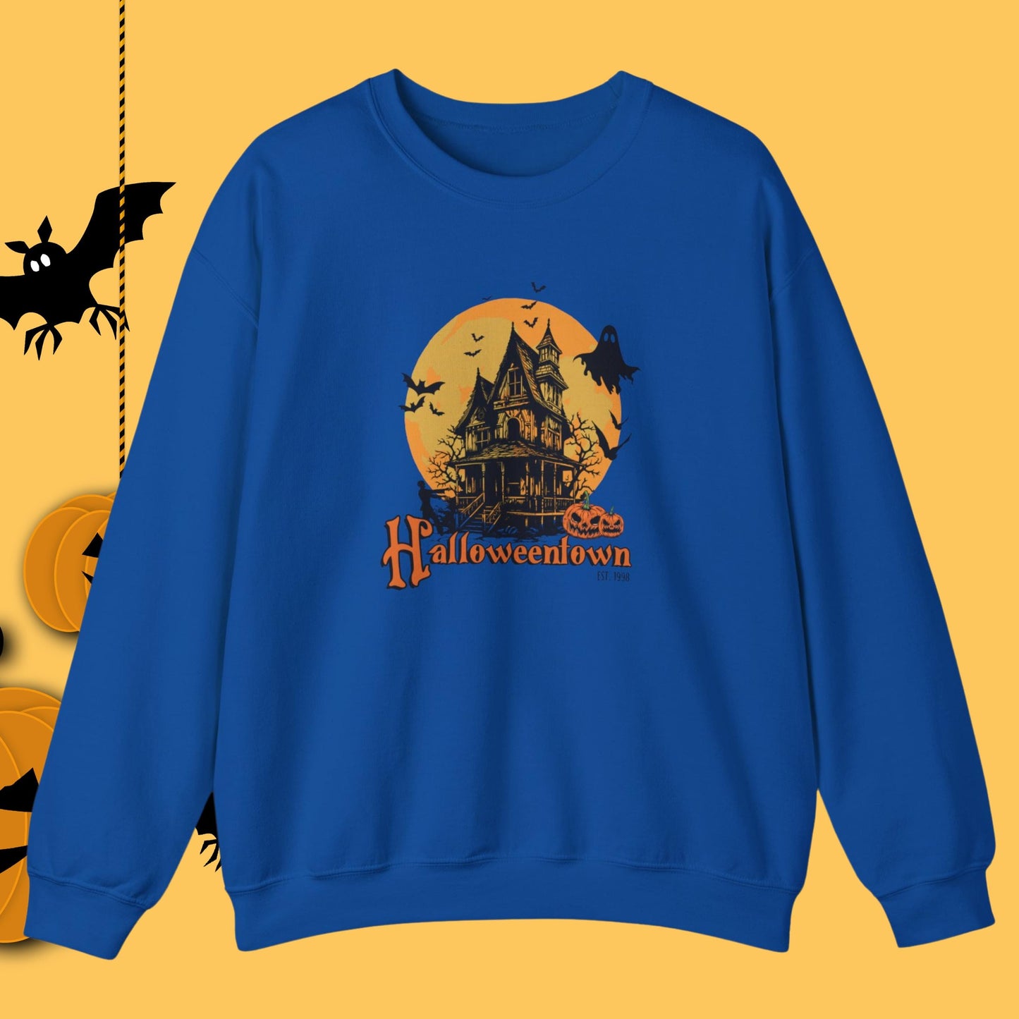 Cozy Retro Halloweentown Est 1998 Crewneck Sweatshirt | Halloweentown University | Fall Sweatshirt | Halloween Sweatshirt | Halloweenful