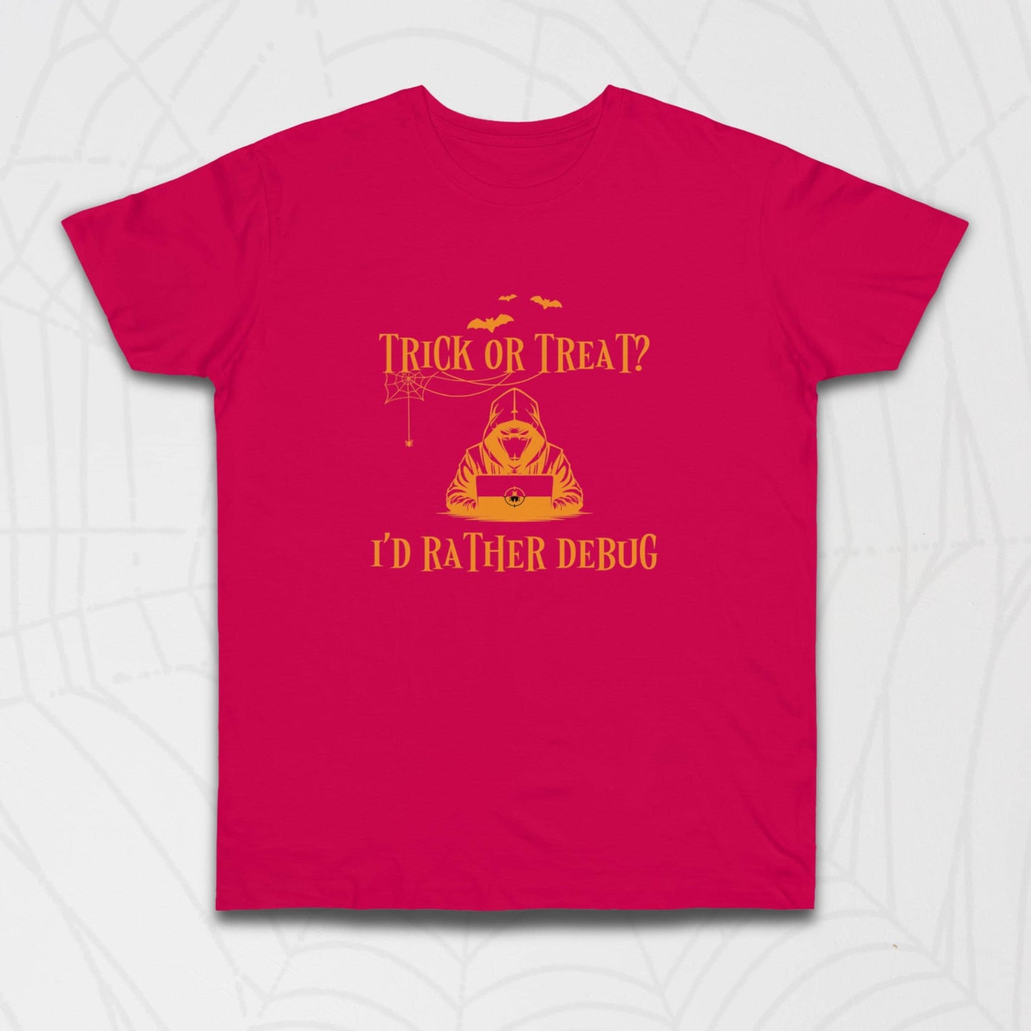 Trick or Treat? I'd Rather Debug - Premium Single Jersey T-Shirt