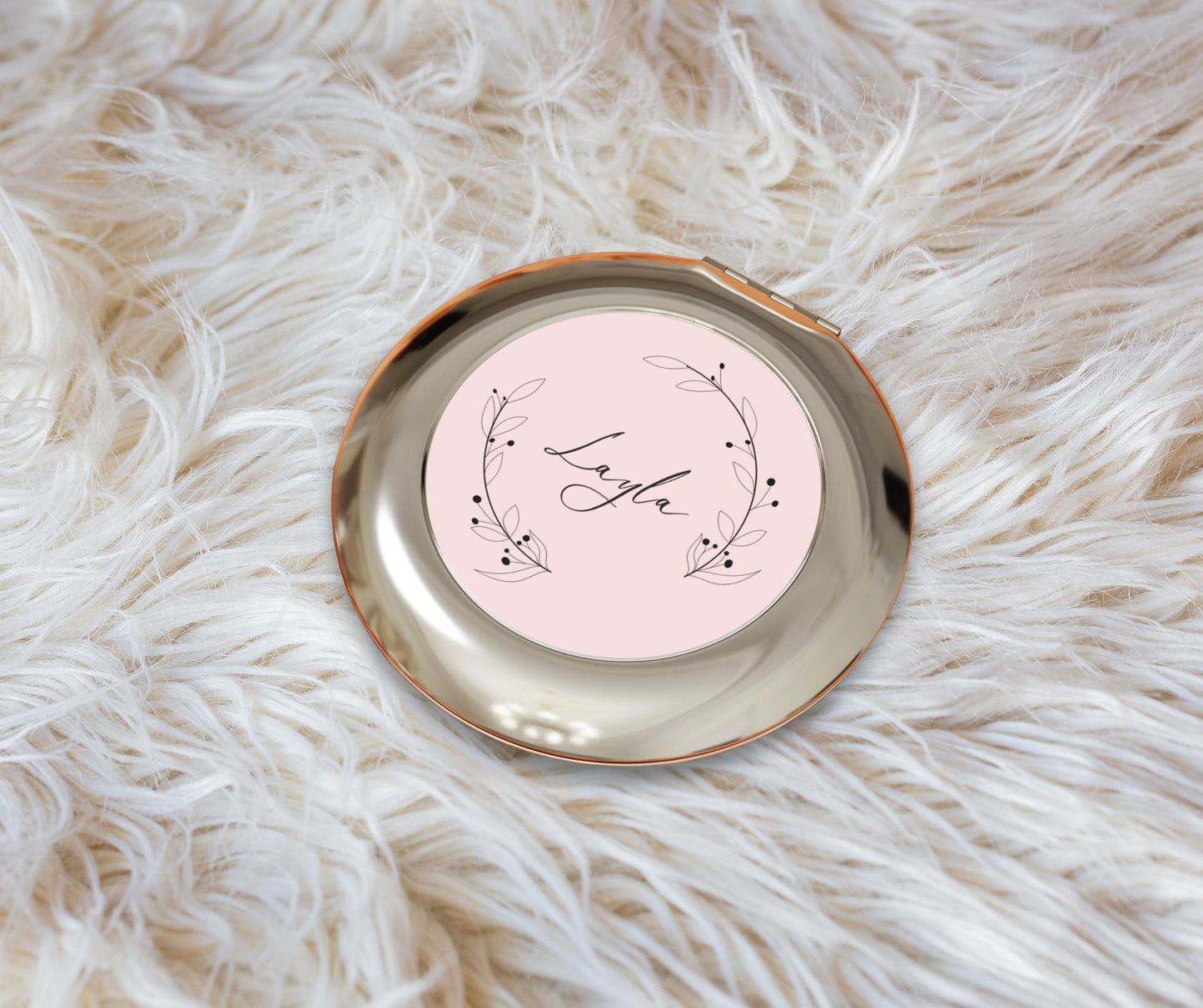 Customized Compact Mirror | Gifts for Bridesmaid Proposal & Best Friend's Birthday |Custom Gift for Women | gifts personabled