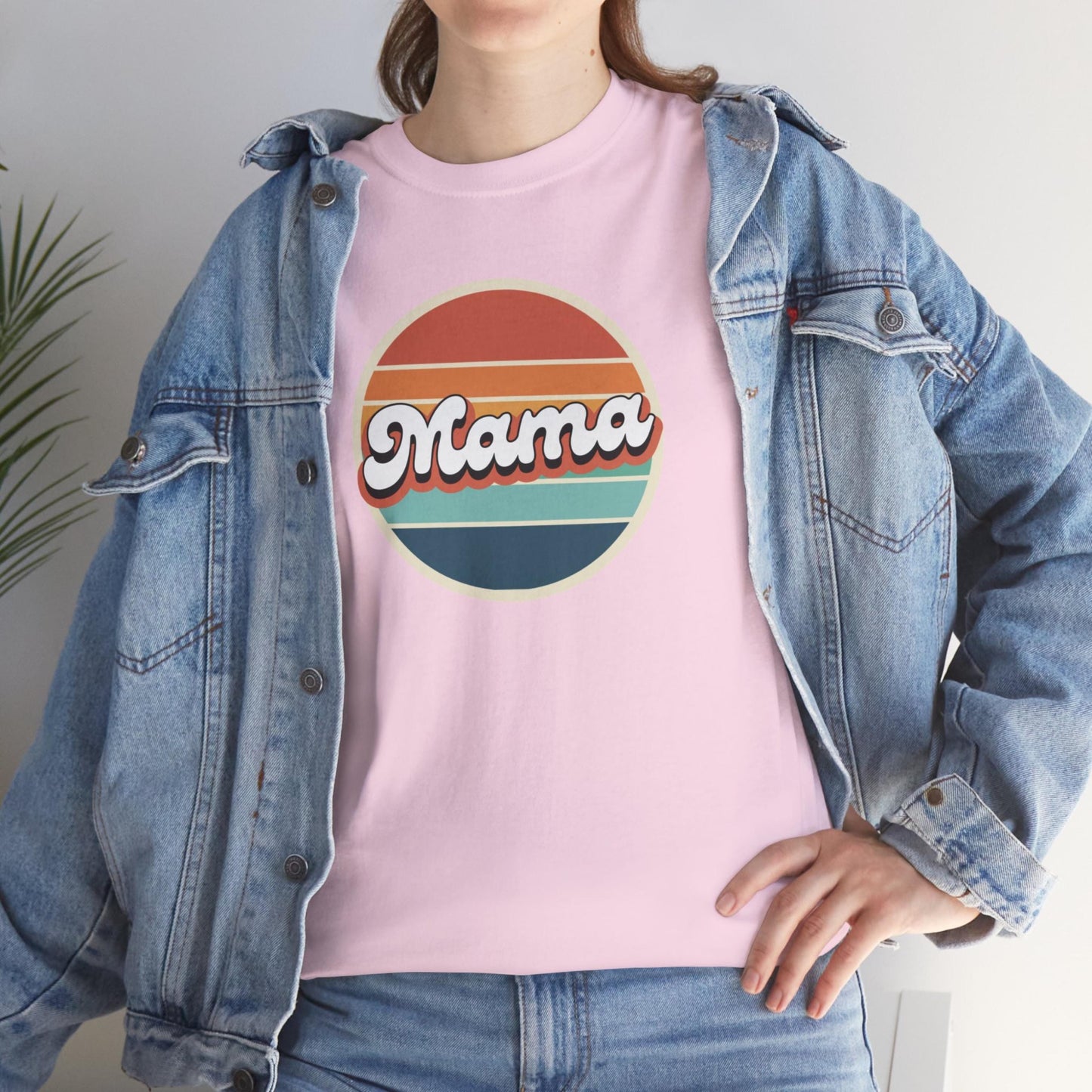 Cute Retro T-Shirt | | Personalized & Cute Comfort Colors | Minimal Mama Shirt | Pregnancy Announcement | Momful Gift | Mom Birthday Gift