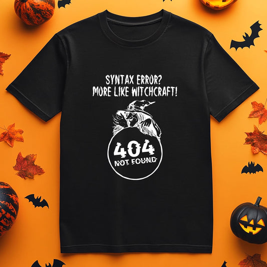 Syntax Error? More Like Witchcraft! - Unisex HD Cotton™ T-shirt!