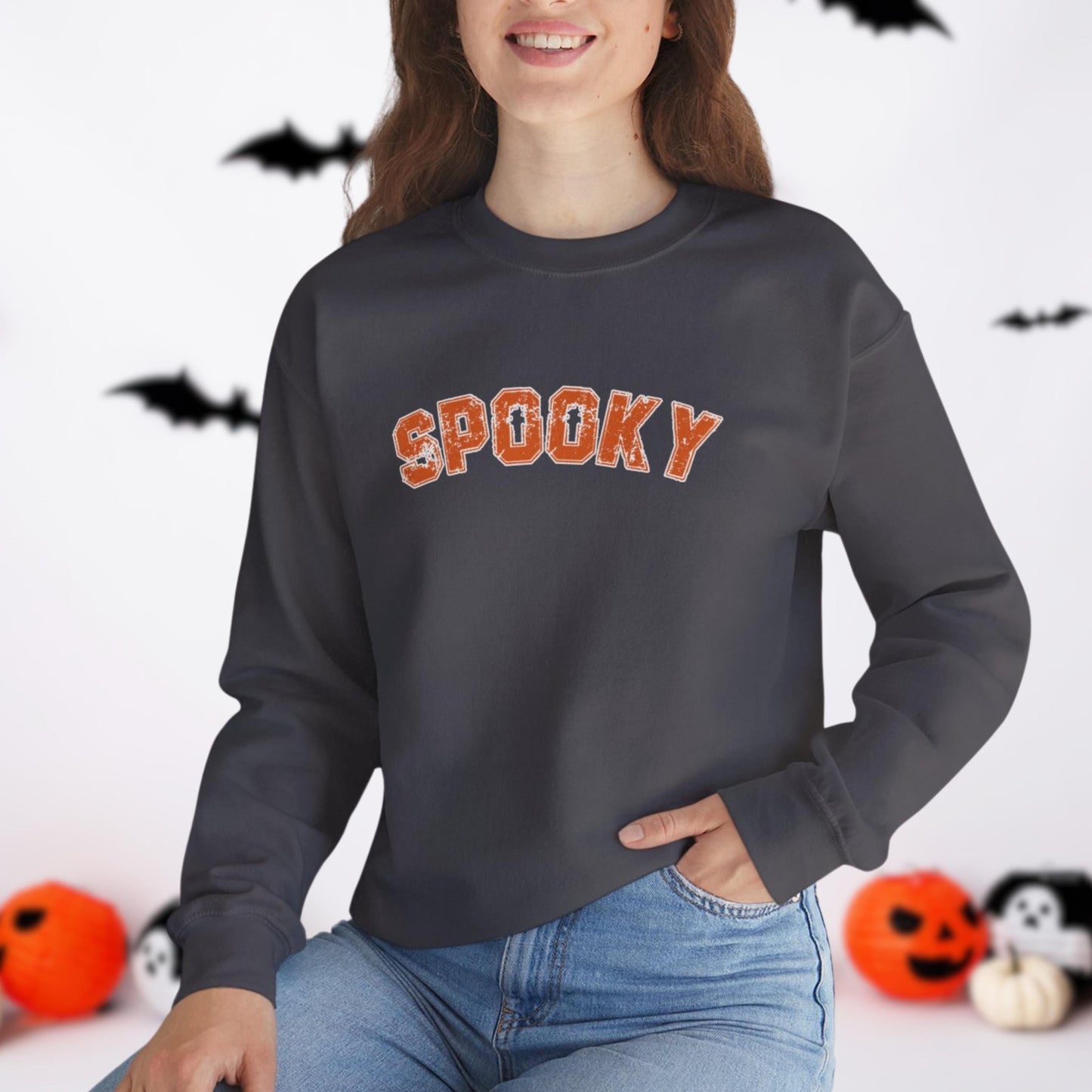 Stay Spooki Spooky Halloween Sweatshirt | Perfect Gift for the Spooky Season | Halloween Gift Hoodie | Womens Halloween Sweatshirt