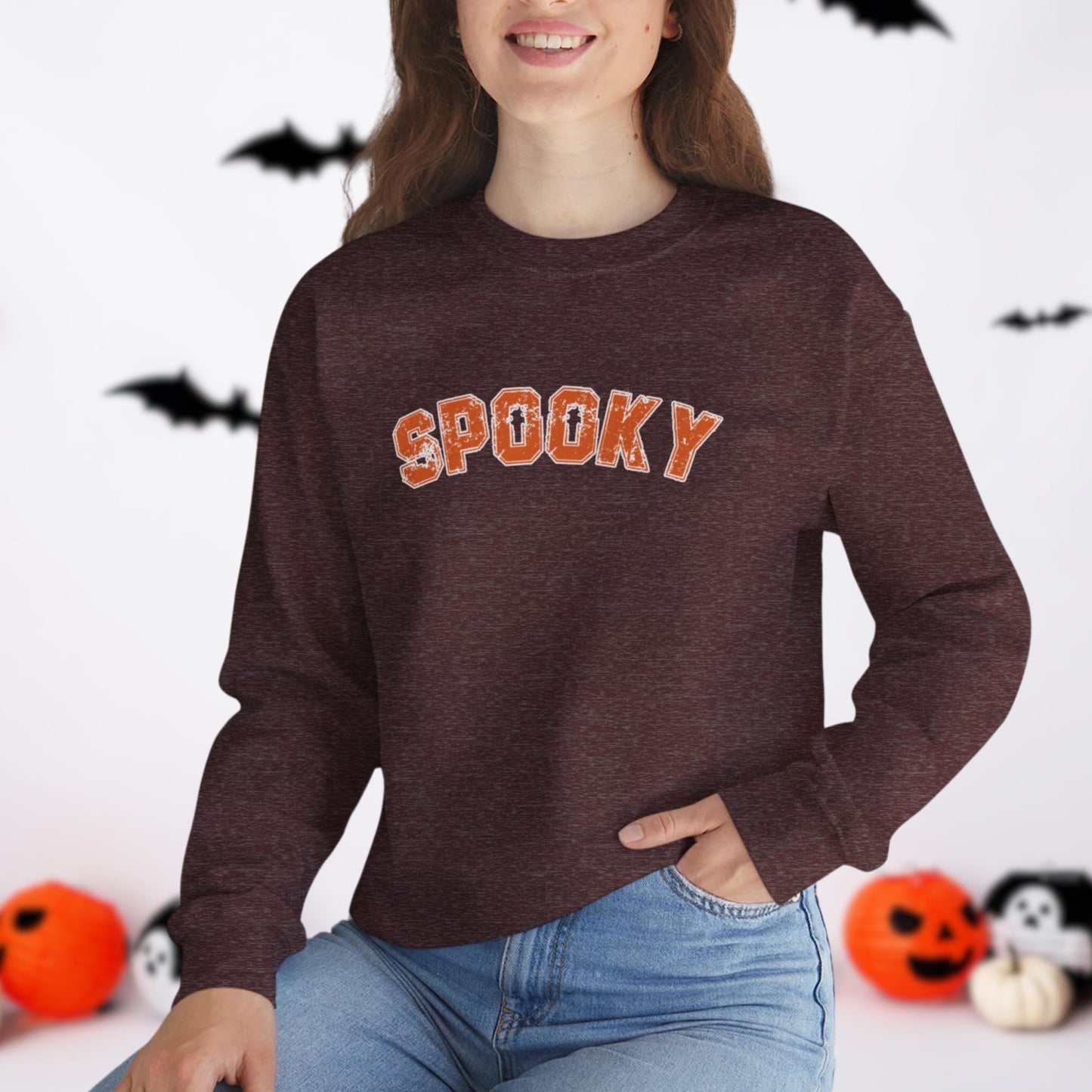 Stay Spooki Spooky Halloween Sweatshirt | Perfect Gift for the Spooky Season | Halloween Gift Hoodie | Womens Halloween Sweatshirt