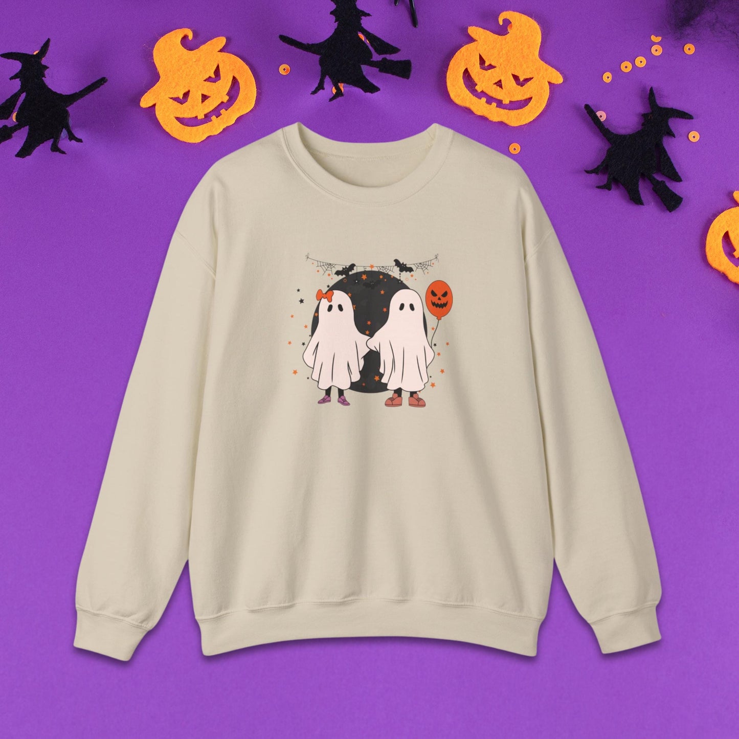 Spooki Spooky Ghost Halloween Sweatshirt | Perfect for Halloween Parties & Spooky Season