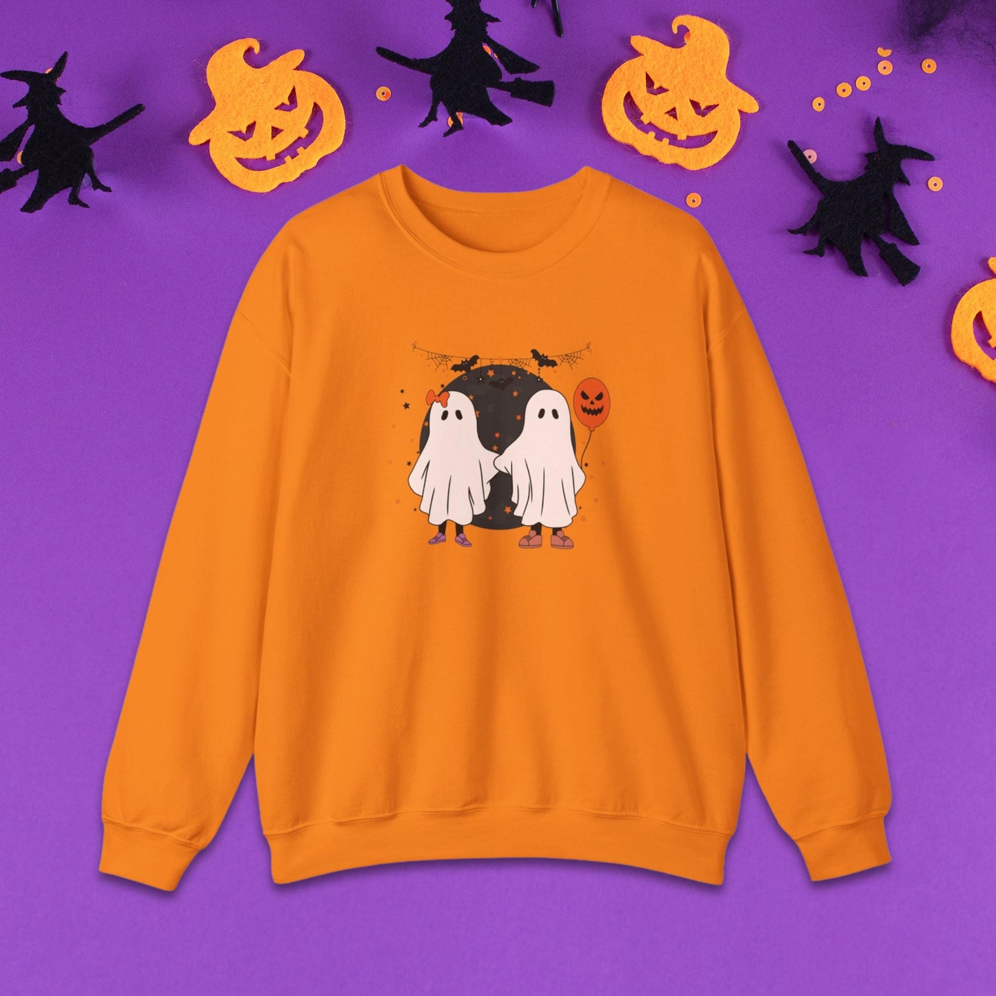 Spooki Spooky Ghost Halloween Sweatshirt | Perfect for Halloween Parties & Spooky Season