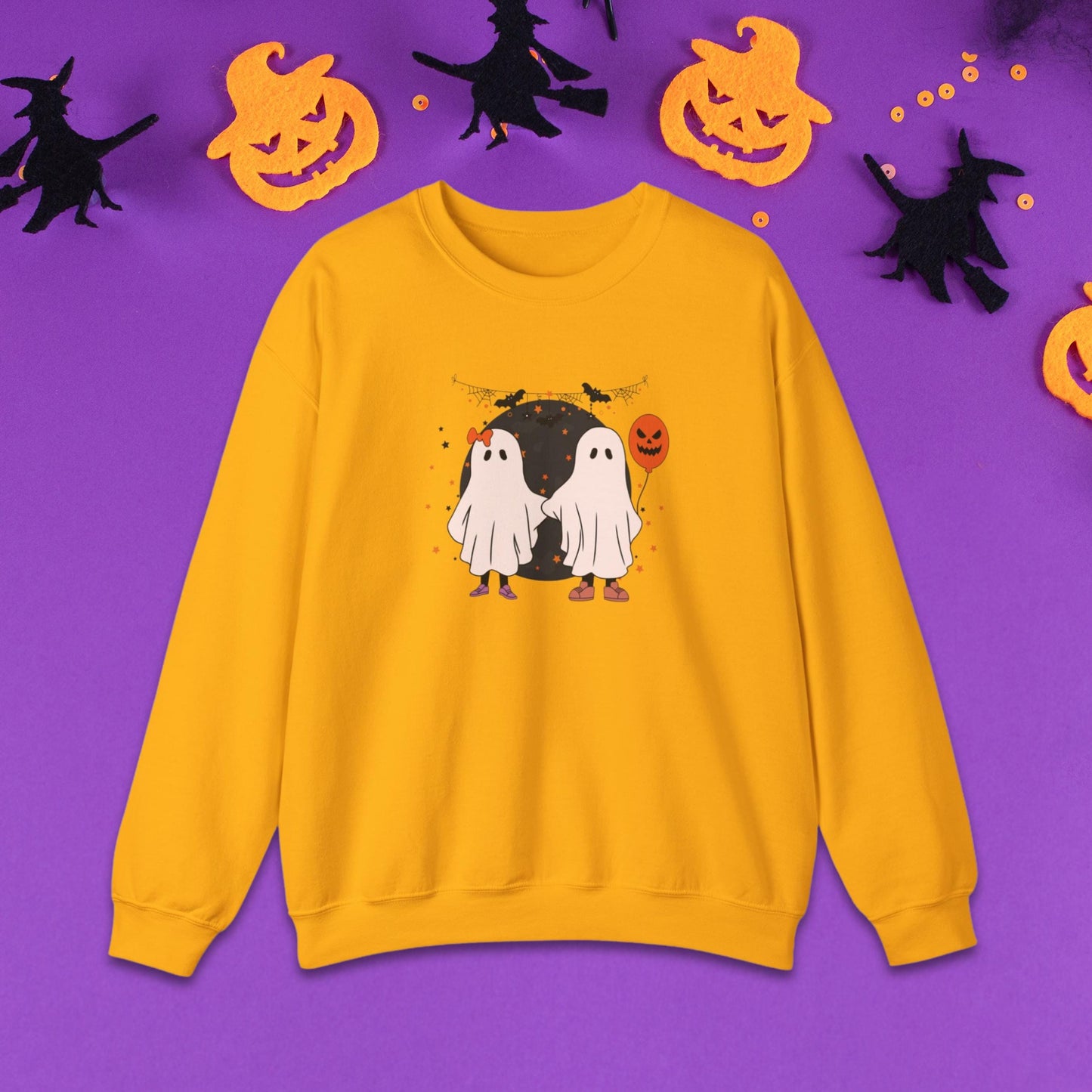 Spooki Spooky Ghost Halloween Sweatshirt | Perfect for Halloween Parties & Spooky Season