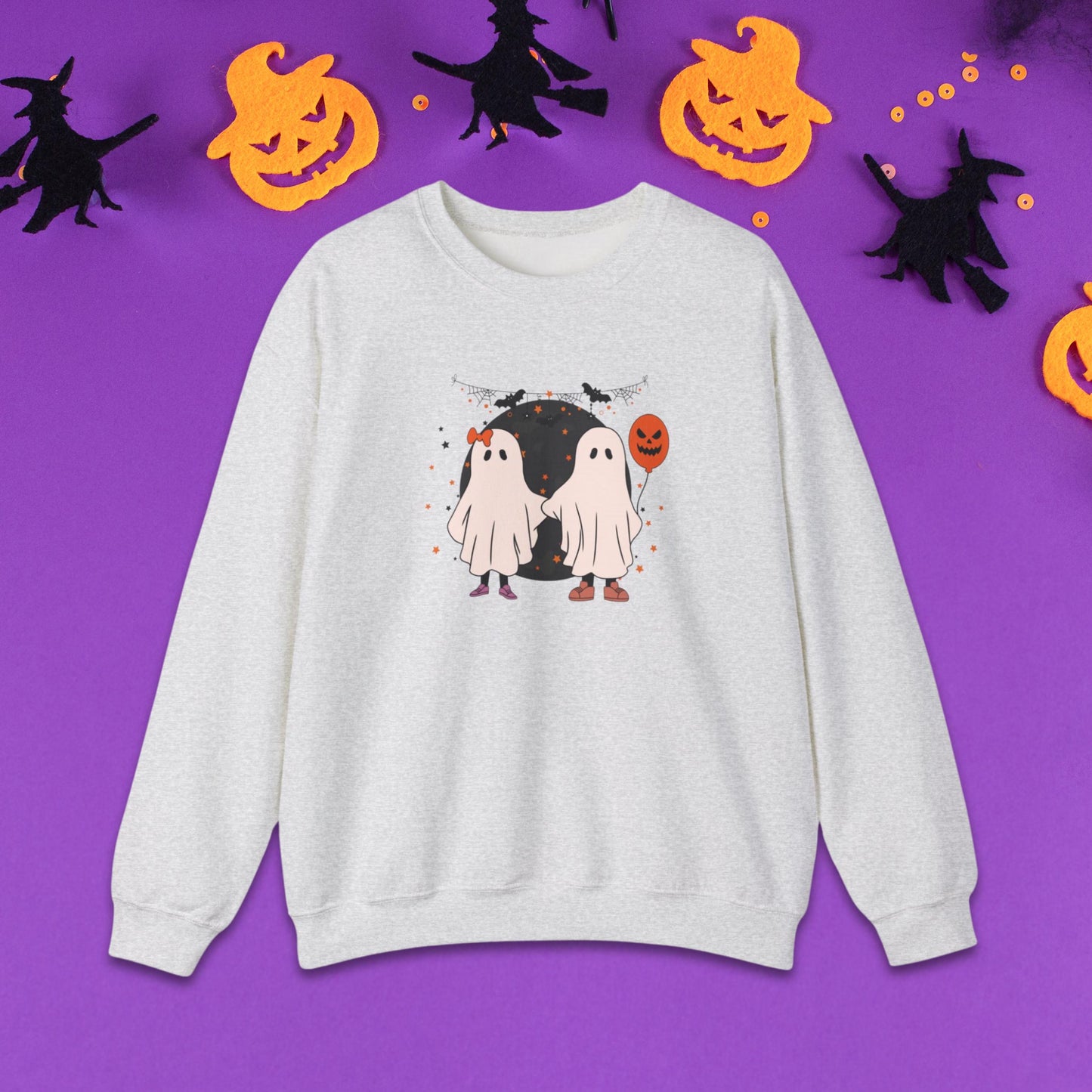 Spooki Spooky Ghost Halloween Sweatshirt | Perfect for Halloween Parties & Spooky Season