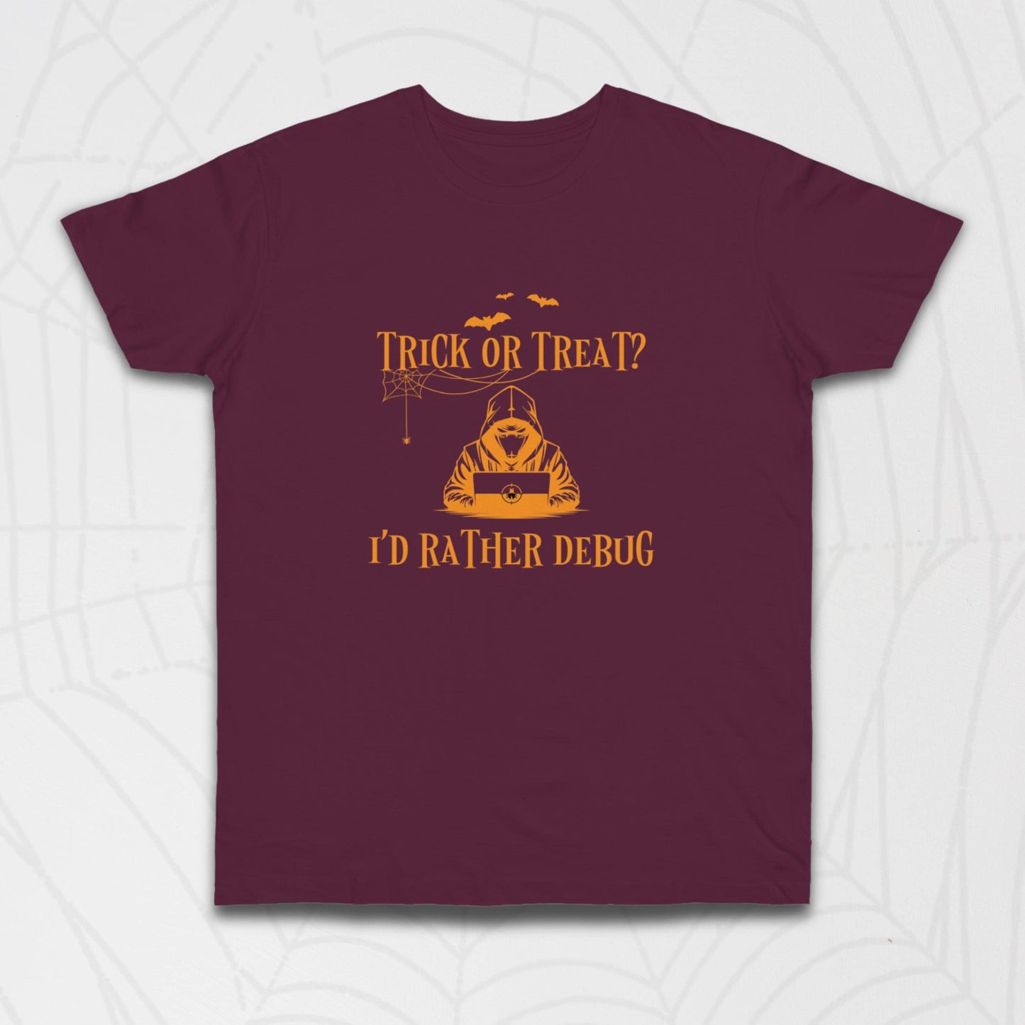 Trick or Treat? I'd Rather Debug - Premium Single Jersey T-Shirt