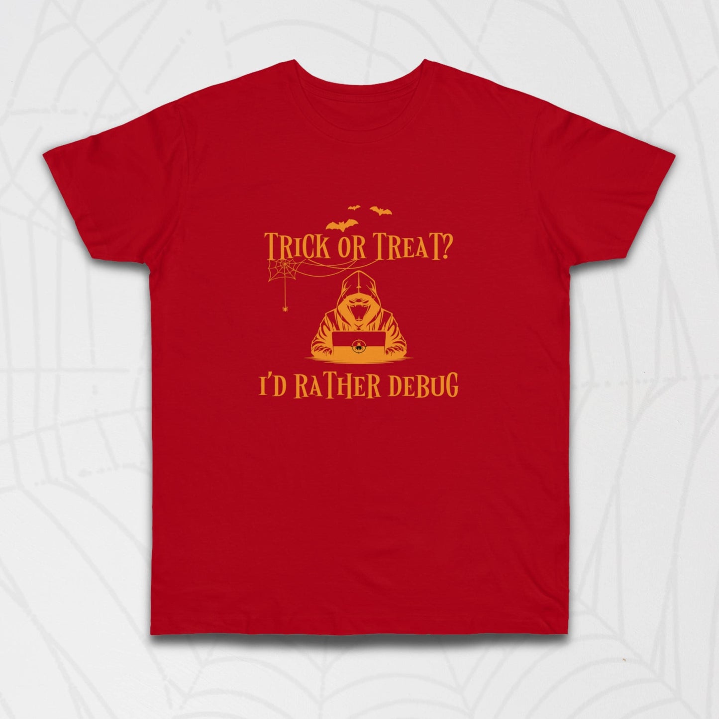 Trick or Treat? I'd Rather Debug - Premium Single Jersey T-Shirt