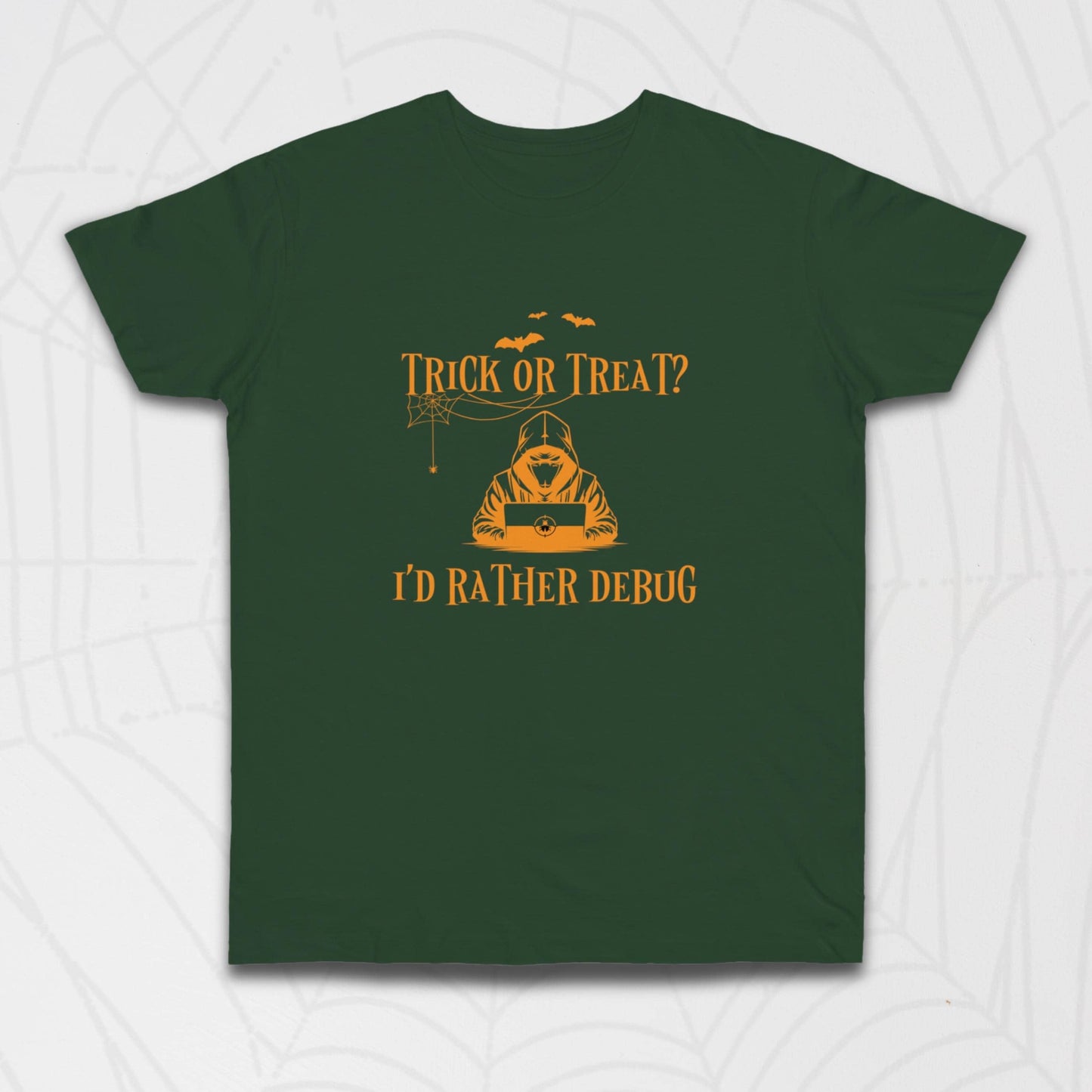 Trick or Treat? I'd Rather Debug - Premium Single Jersey T-Shirt