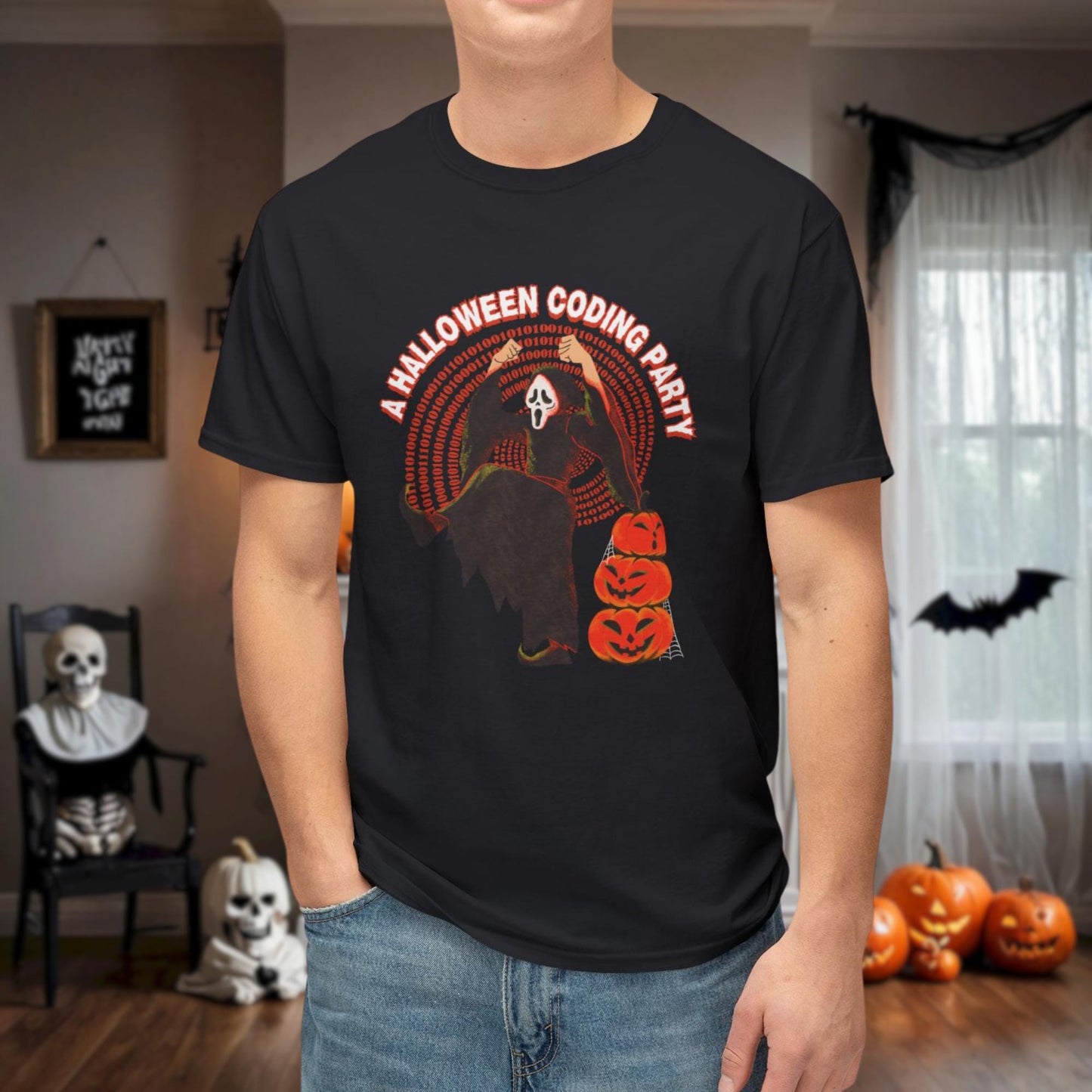 Ghouls, Goblins, and Unclosed Tags: Unisex HD Cotton™ T-shirt