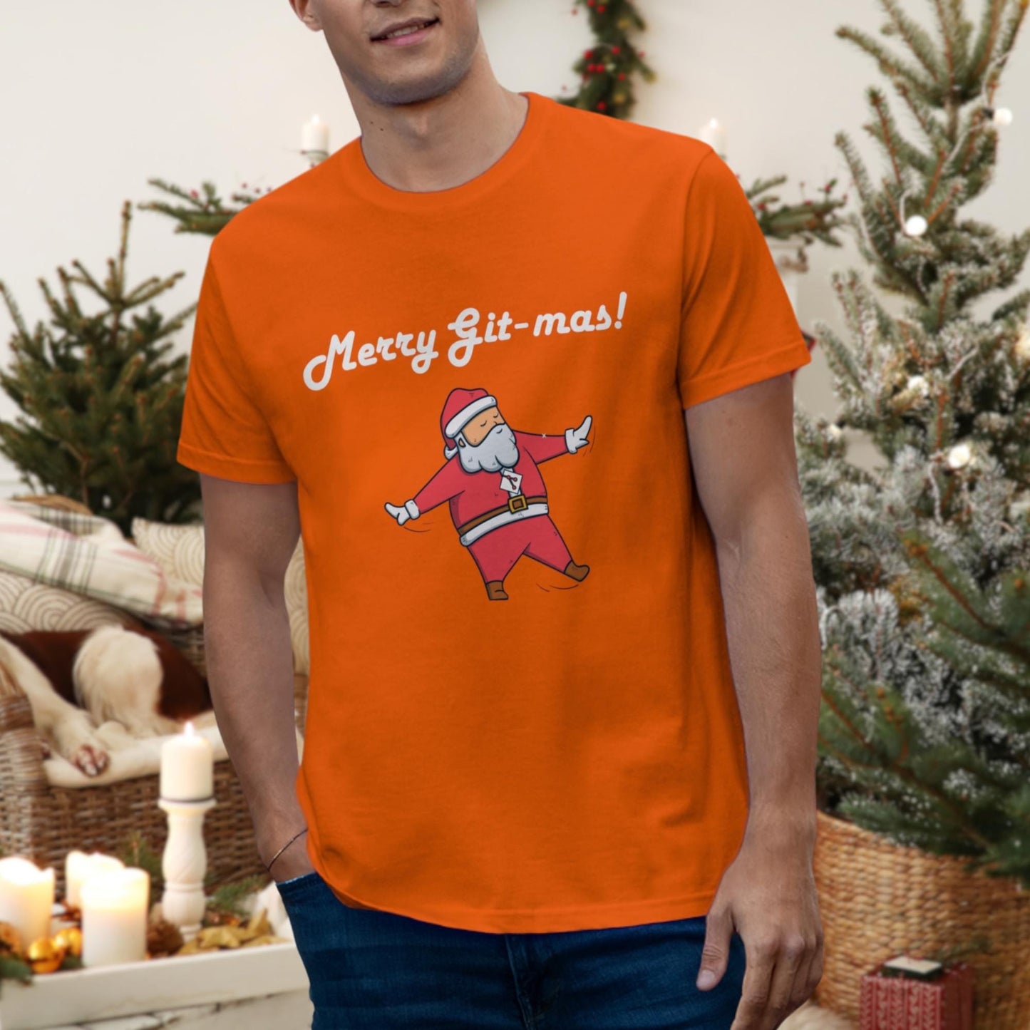 Merry Git-mas! Funny Developer Christmas Meme Shirt