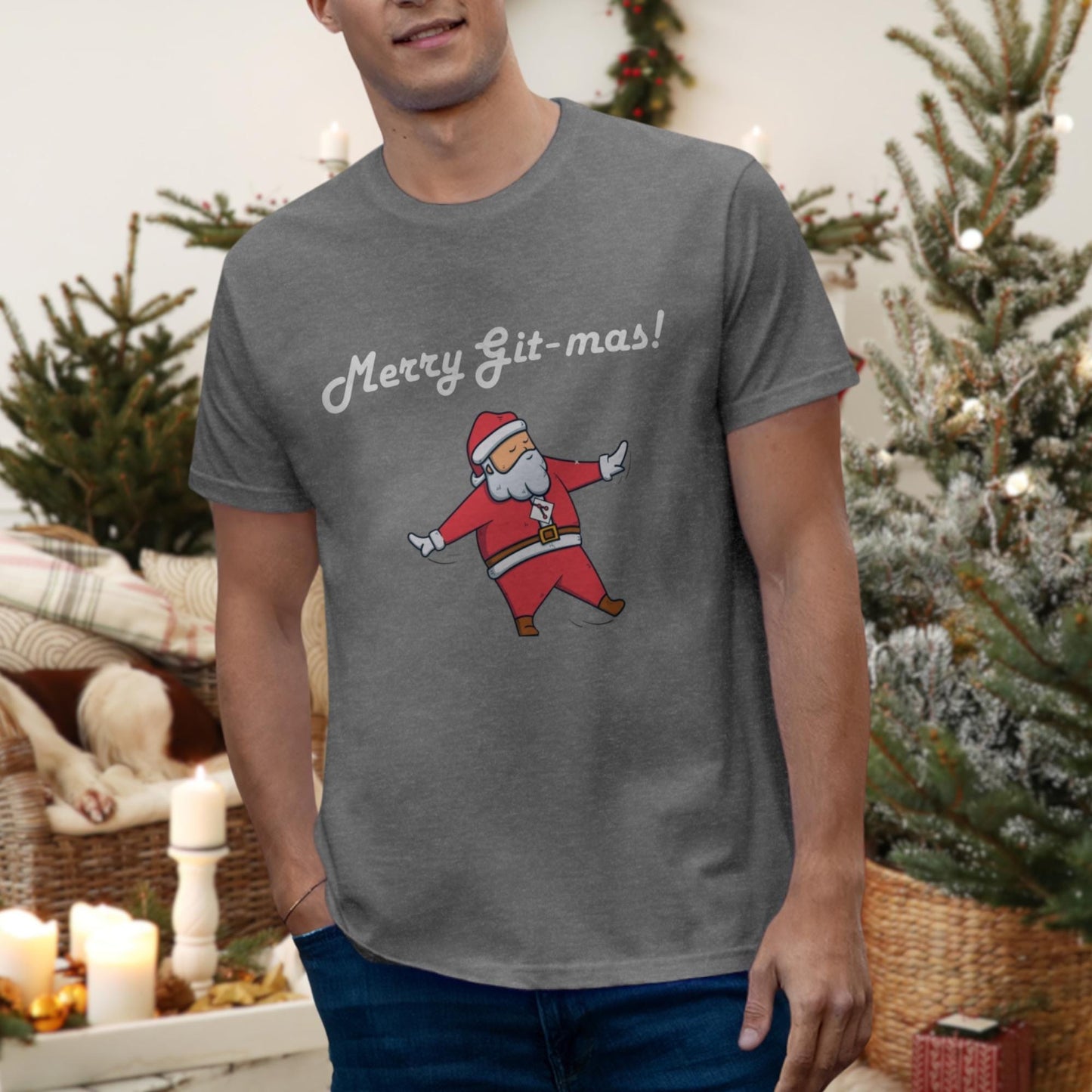 Merry Git-mas! Funny Developer Christmas Meme Shirt