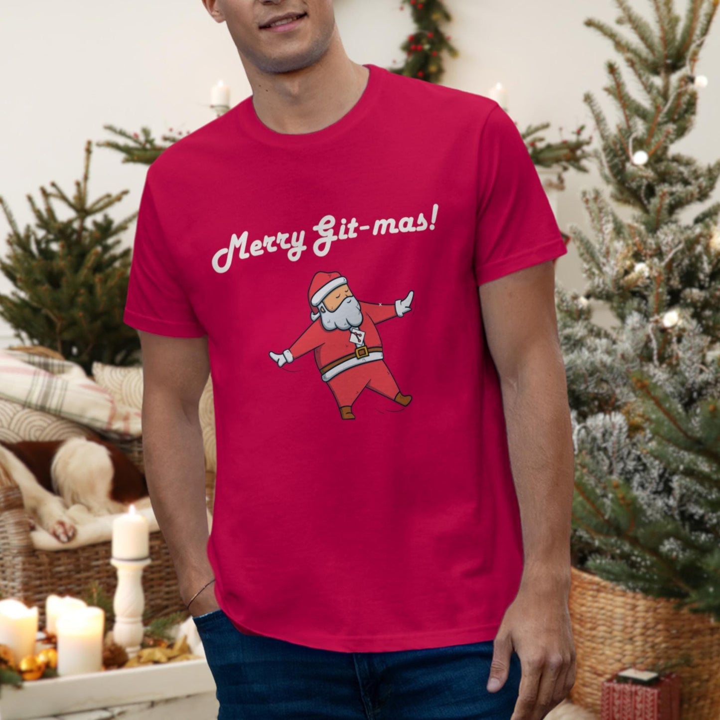 Merry Git-mas! Funny Developer Christmas Meme Shirt