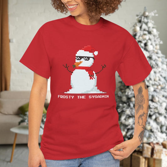 Frosty the Sysadmin - Hilarious Christmas IT Humor T-Shirt