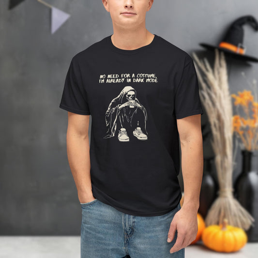 No Need for a Costume, Im Already in Dark Mode | Hilarious Coders Halloween Shirt