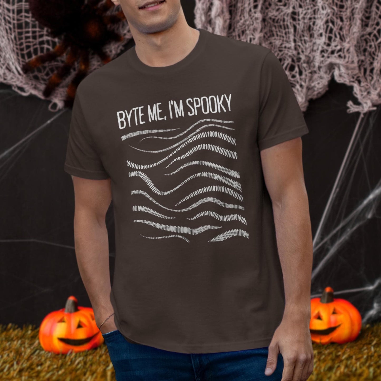 Byte Me, I'm Spooky: The Ultimate Coding Halloween Shirt