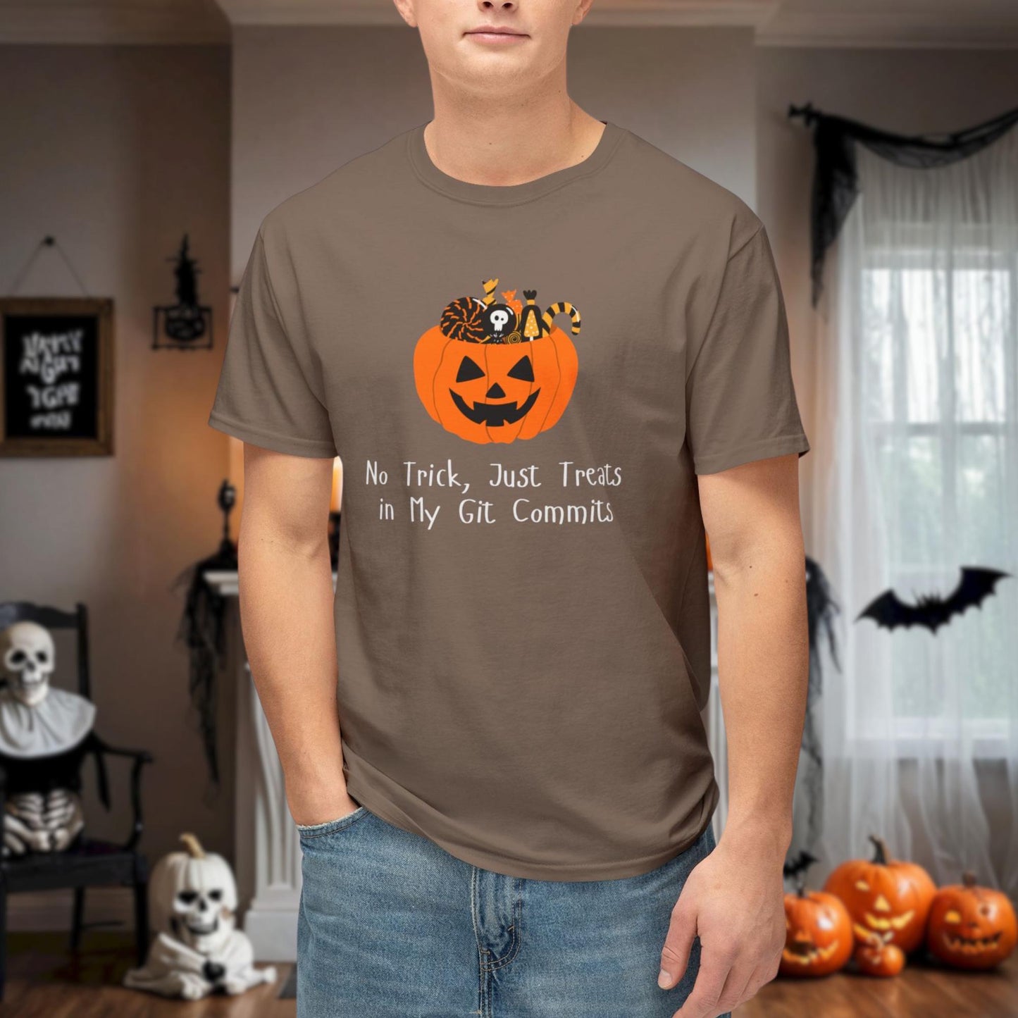 No Trick, Just Treats in My Git Commits - Celebrate Halloween & Tech Humor