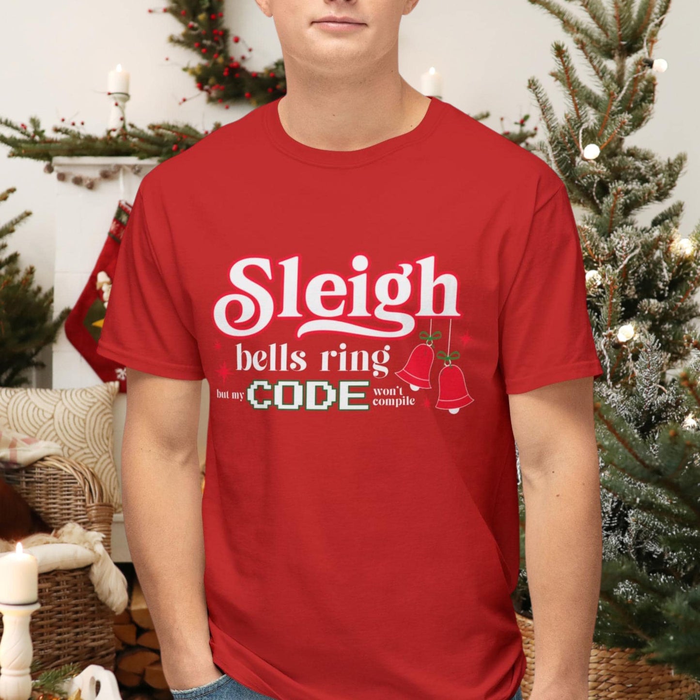 Sleigh Bells Ring, But My Code Wont Compile | Funny Christmas Developer Shirt