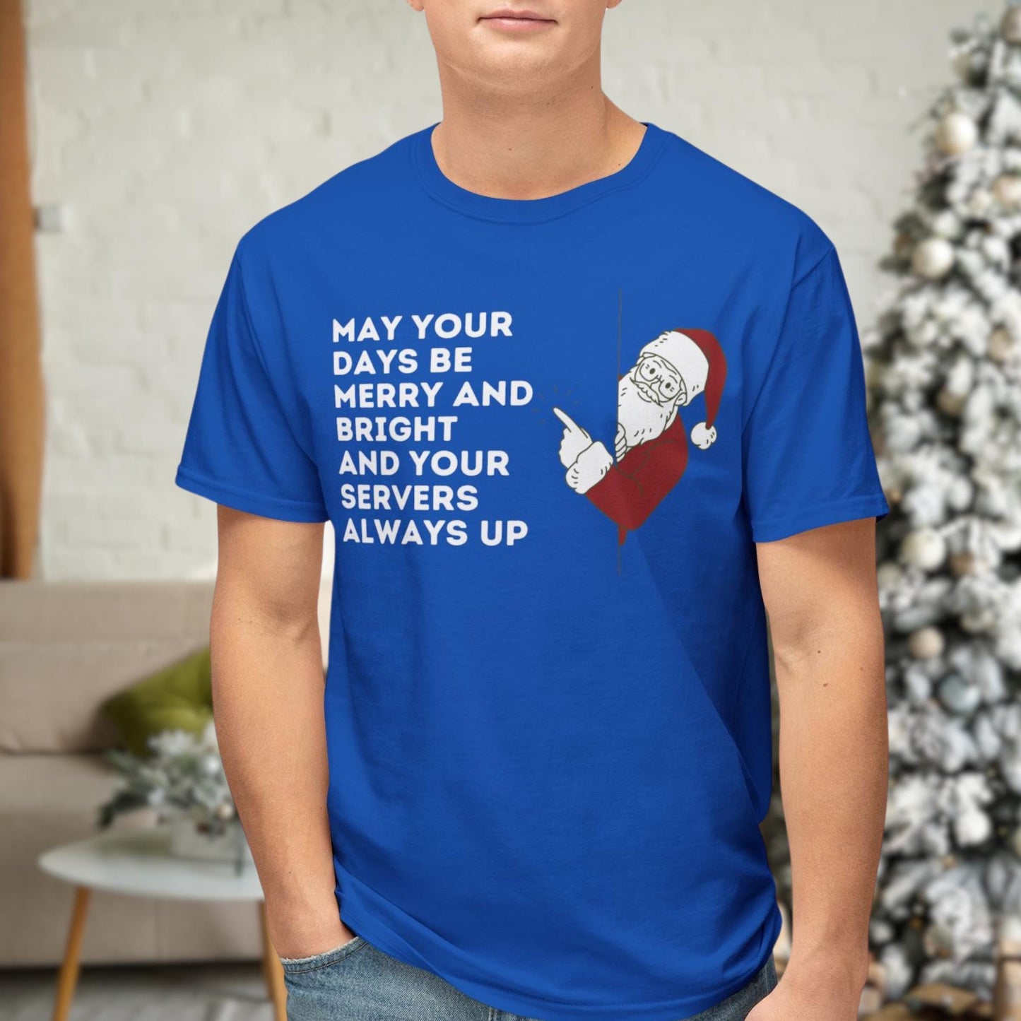 Unisex "May Your Days Be Merry and Bright and Your Servers Always Up" Christmas Sweatshirt