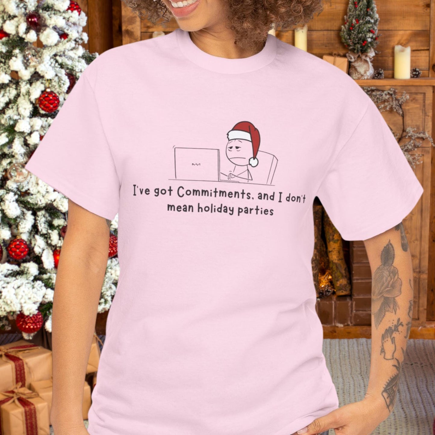 Ive Got Commitments, and I Dont Mean Holiday Parties |  Funny Tech T-Shirt