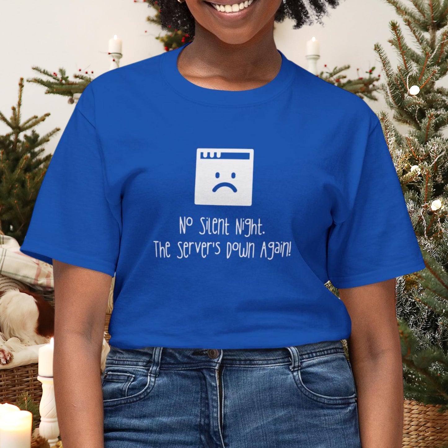 No Silent Night: The Server's Down Again! Holiday T-Shirt