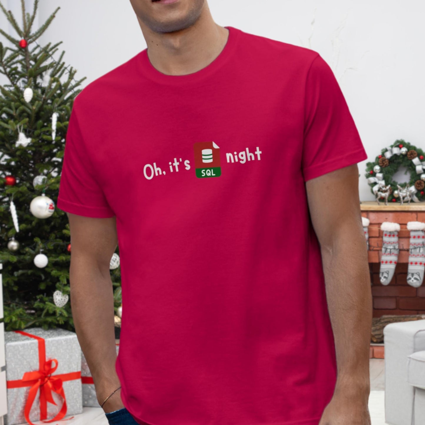 Oh SQL Night T-Shirt: Where Coding Humor Meets Comfort