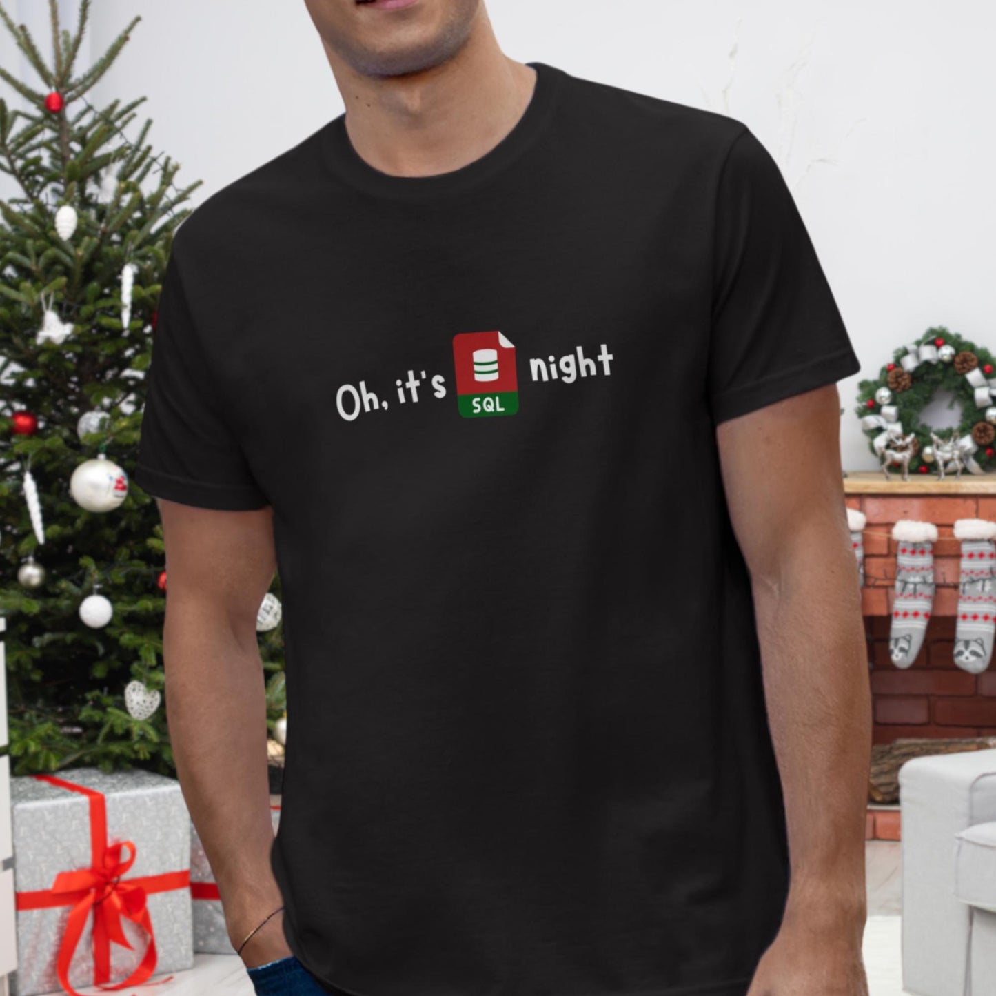 Oh SQL Night T-Shirt: Where Coding Humor Meets Comfort