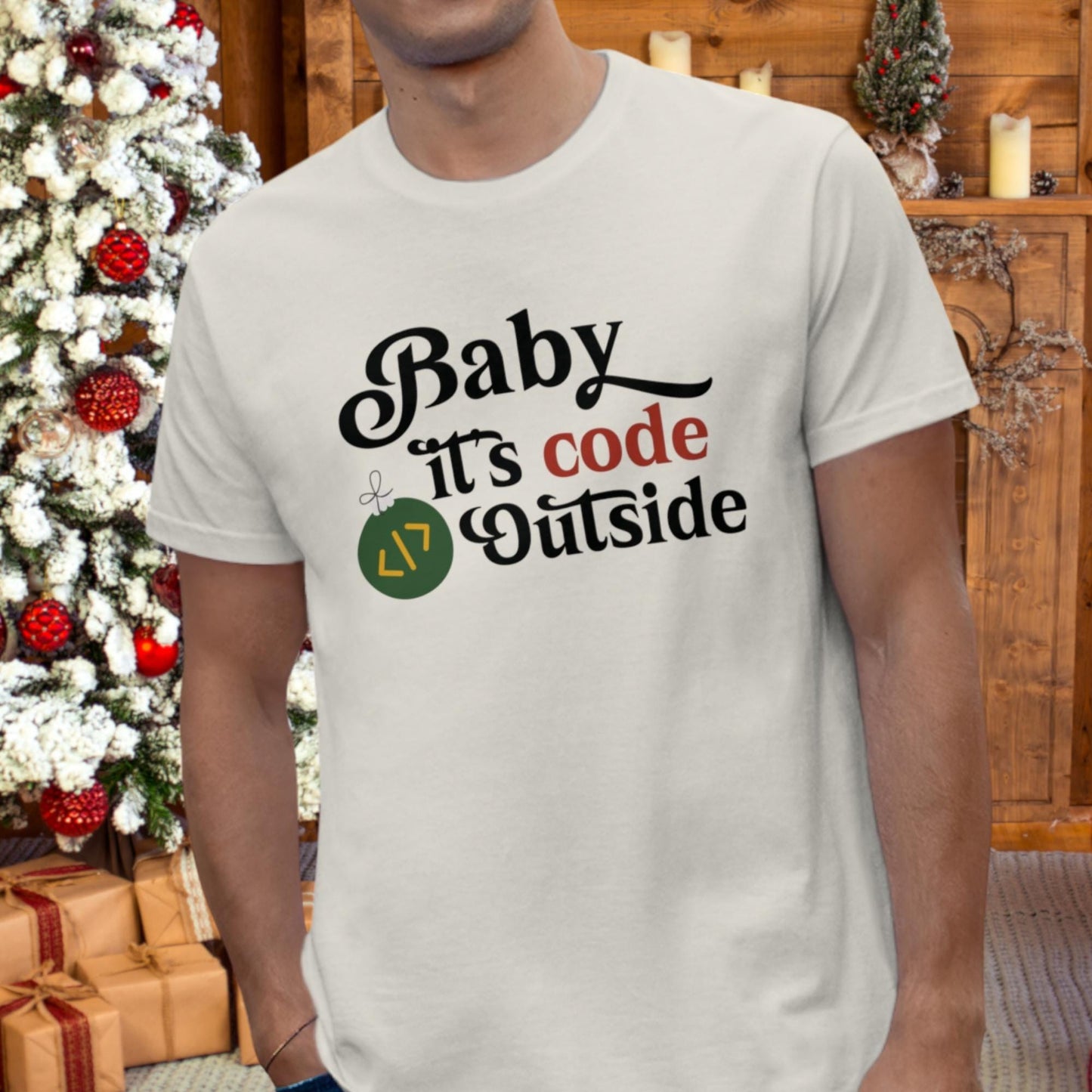 Baby, Its Code Outside Funny Christmas T-Shirt: A Geeky Holiday Must-Have