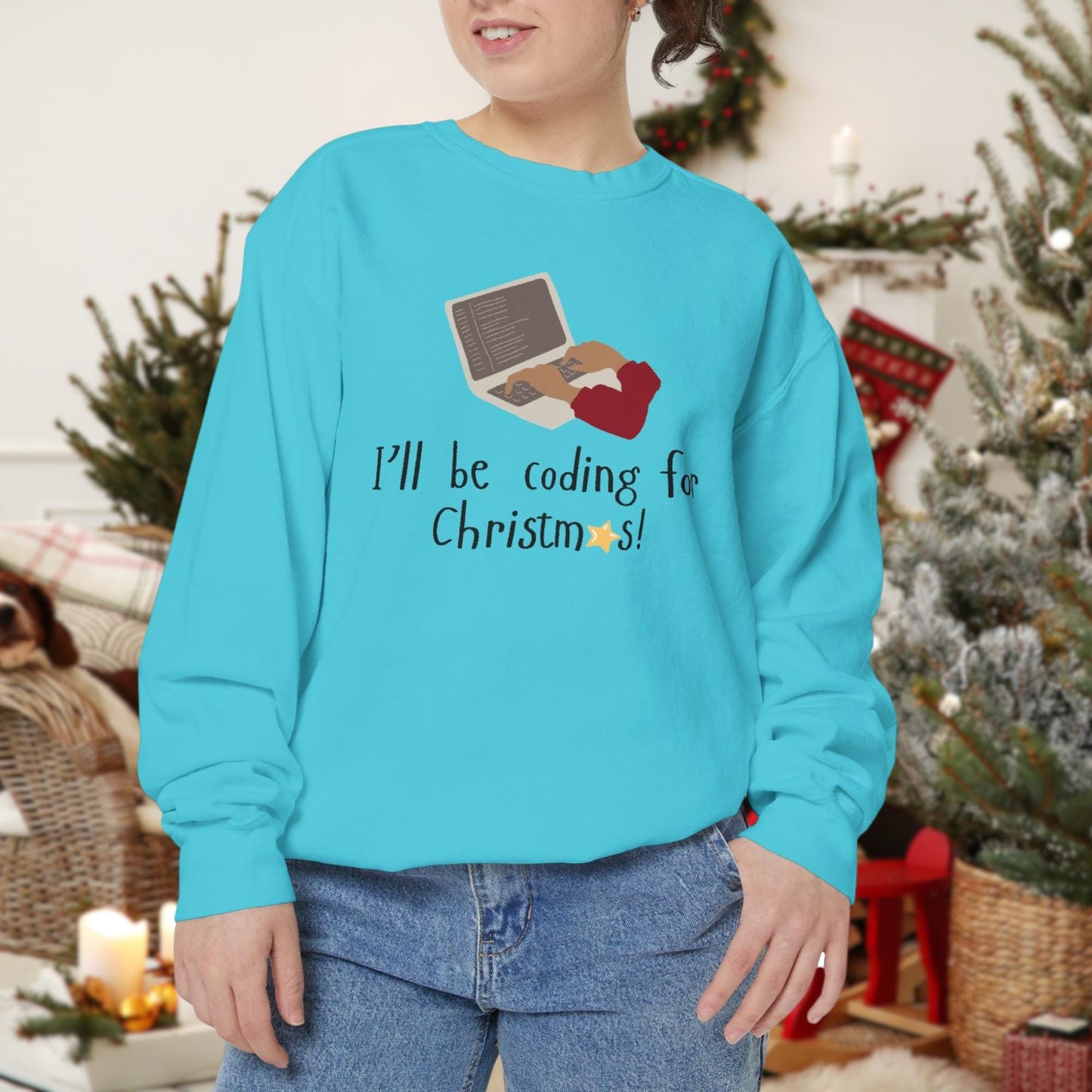 Ill Be Coding for Christmas | Geeky Holiday Techwear Tee