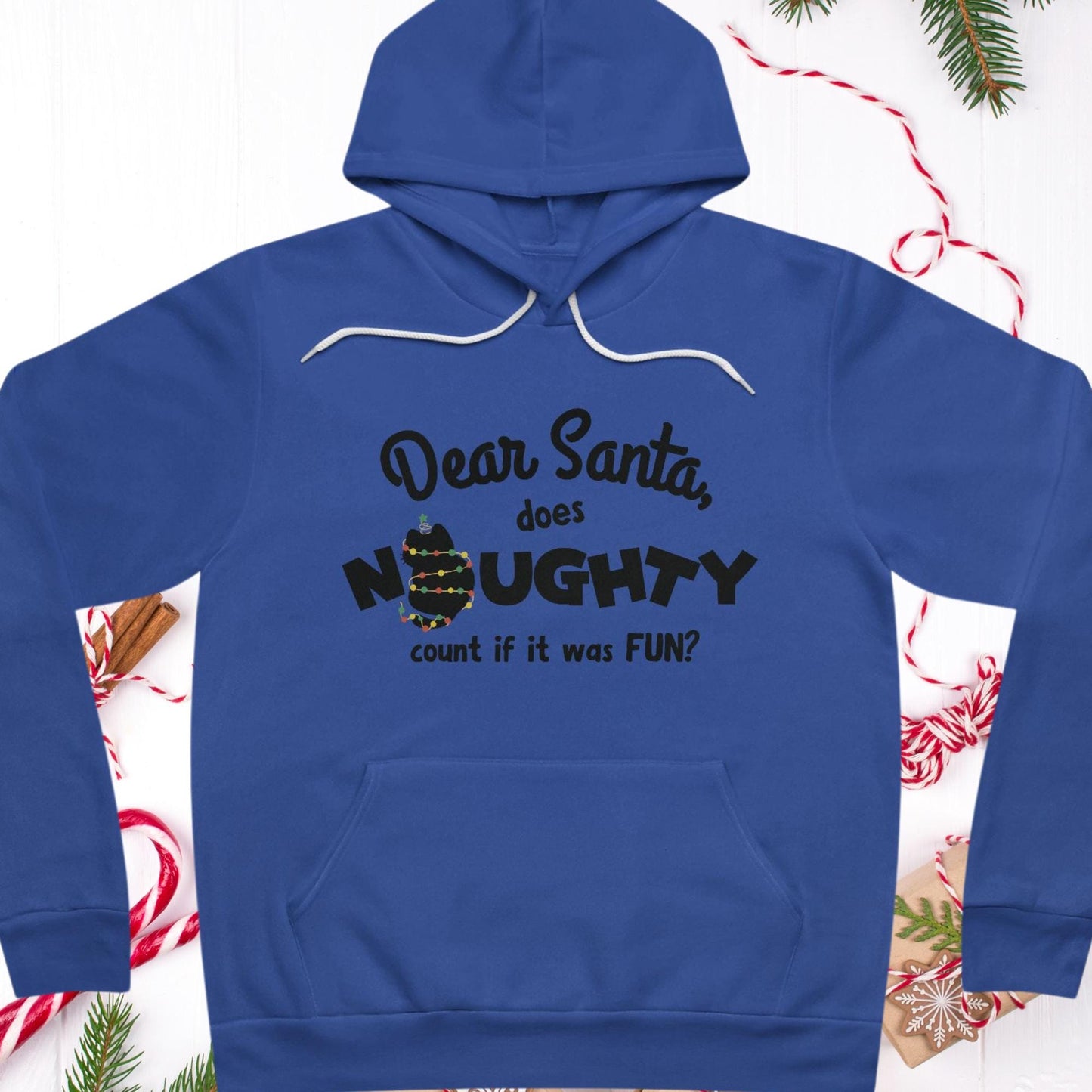 Dear Santa, Does Naughty Count if It Was Fun? - Hilarious Christmas T-Shirt for Festive Revelry