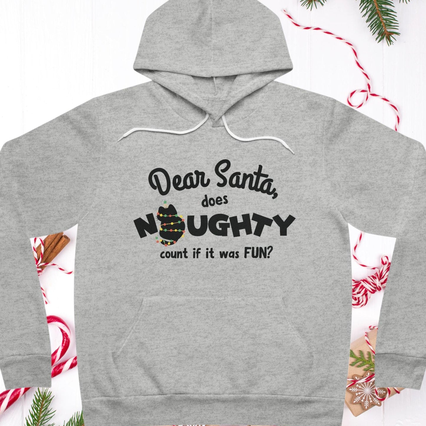 Dear Santa, Does Naughty Count if It Was Fun? - Hilarious Christmas T-Shirt for Festive Revelry