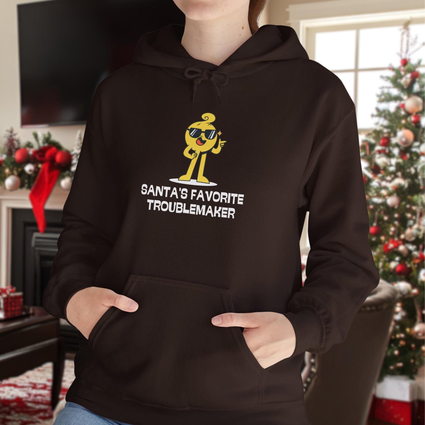 Santa's Favorite Trouble Maker - Festive & Fun Holiday T-Shirt