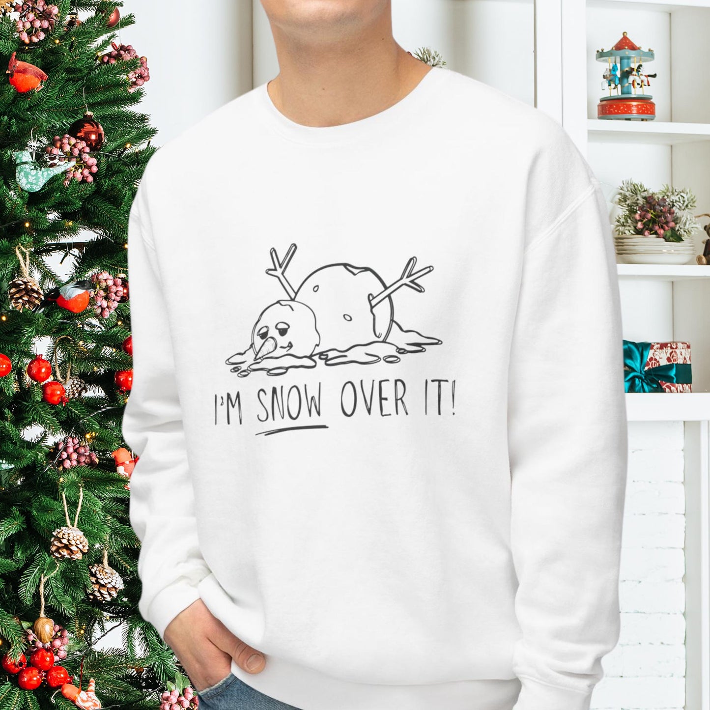 Chill Out in Style: "Im Snow Over It" Christmas Shirt