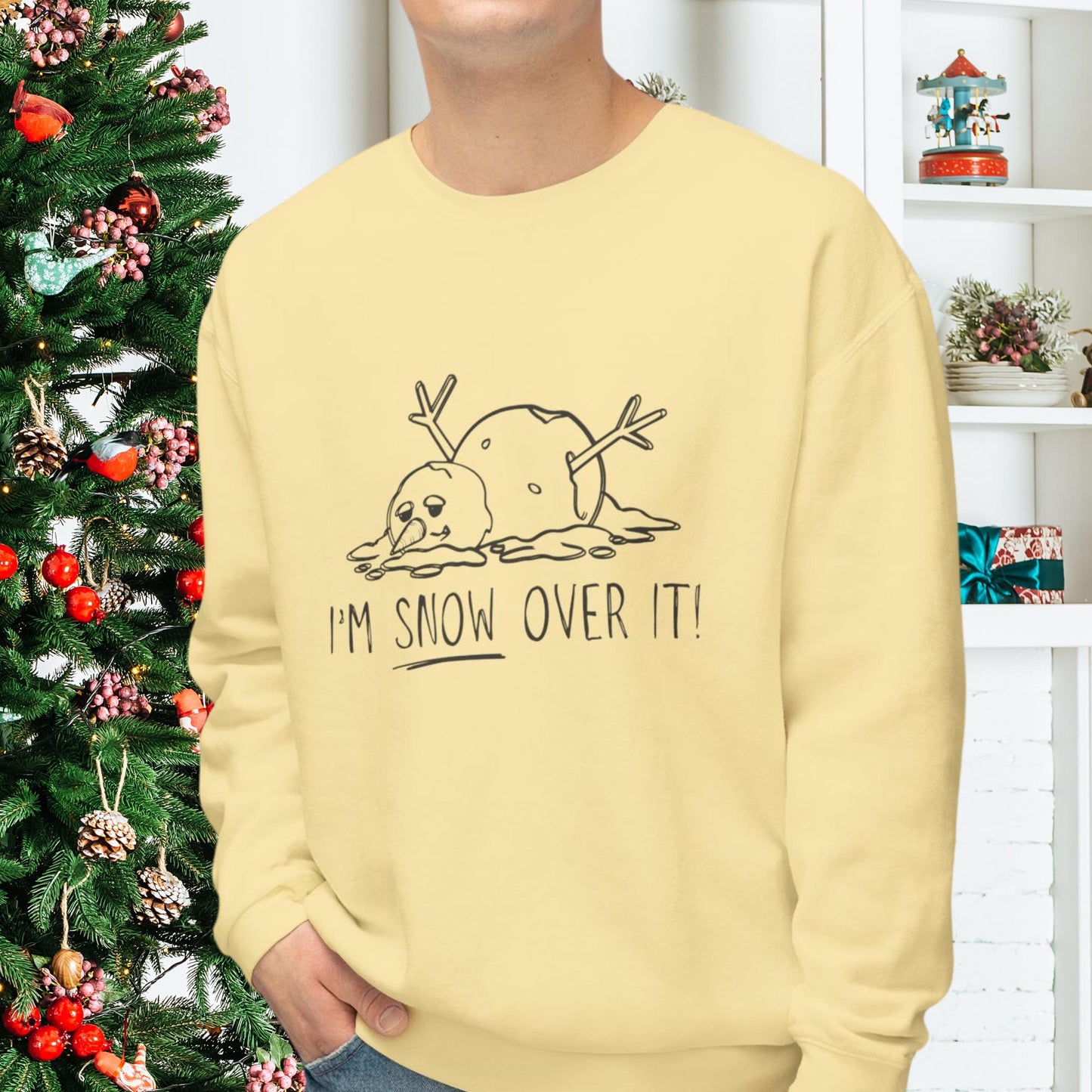 Chill Out in Style: "Im Snow Over It" Christmas Shirt