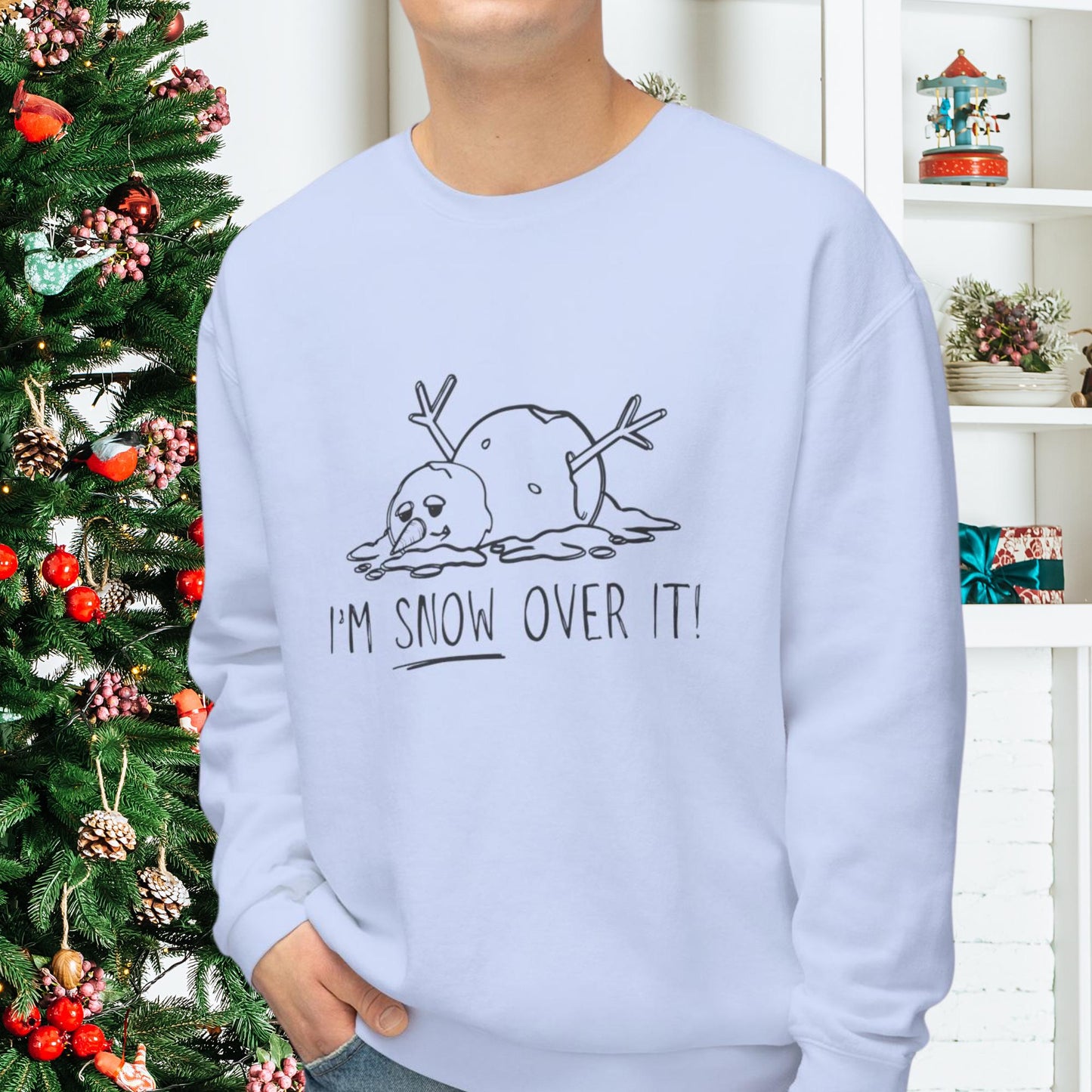 Chill Out in Style: "Im Snow Over It" Christmas Shirt