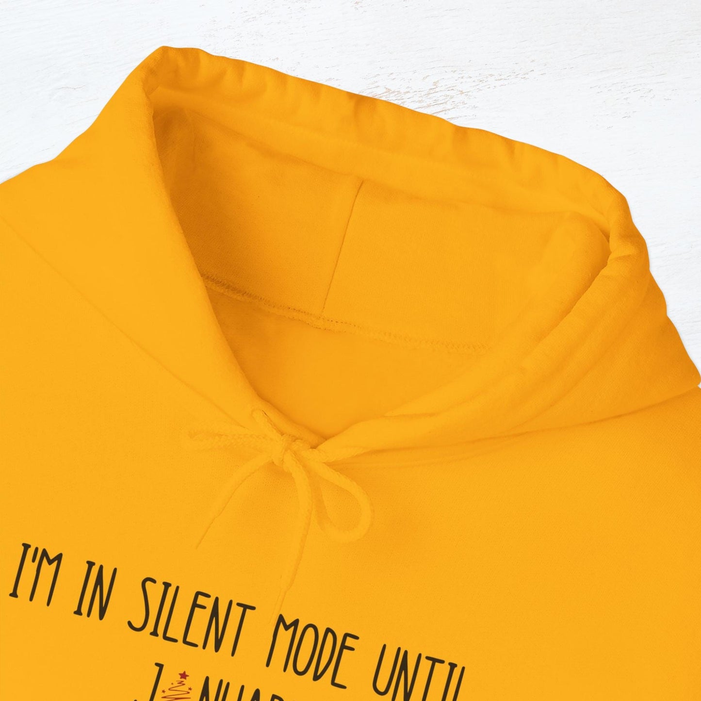 I'm in Silent Mode Until January Funny Christmas Tech T-Shirt | Perfect Holiday Gift for IT Enthusiasts