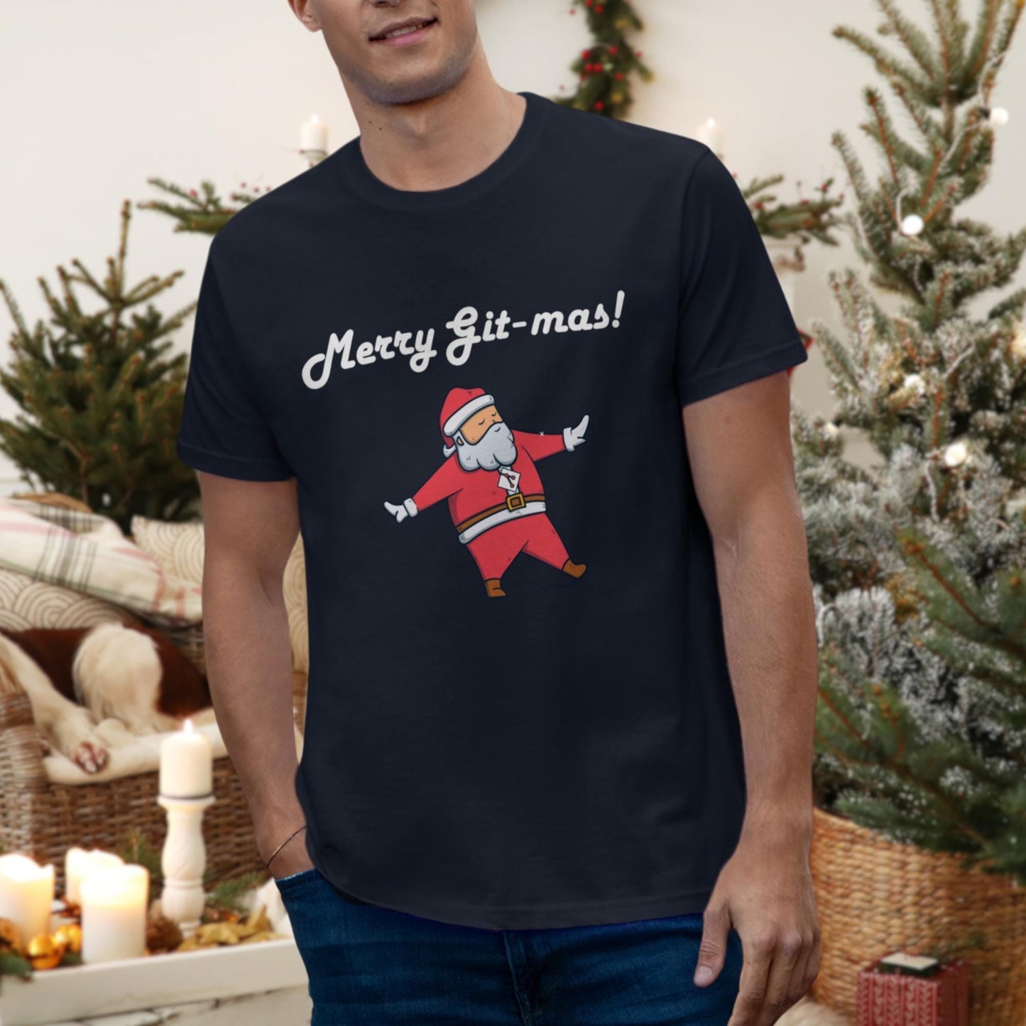 Merry Git-mas! Funny Developer Christmas Meme Shirt