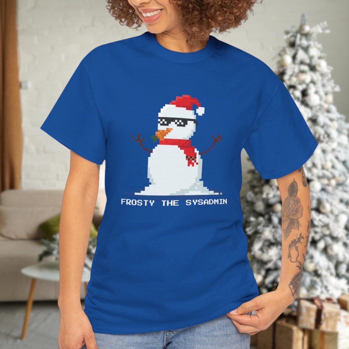 Frosty the Sysadmin - Hilarious Christmas IT Humor T-Shirt