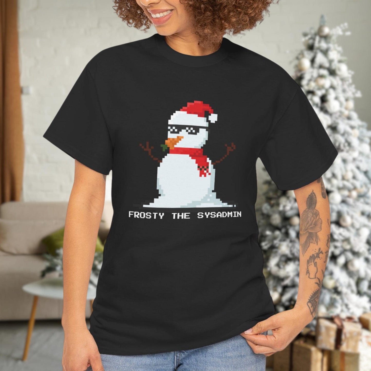 Frosty the Sysadmin - Hilarious Christmas IT Humor T-Shirt