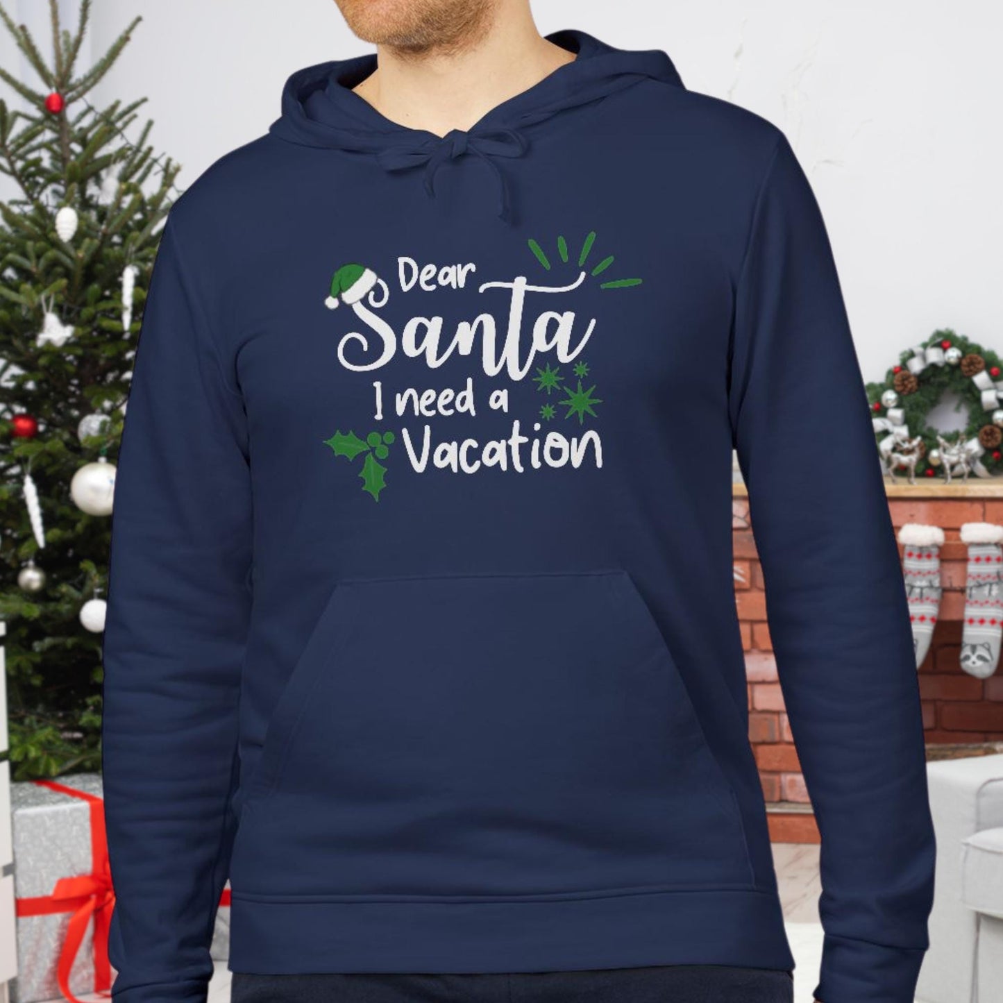 Dear Santa, I Need a Vacation | Funny Christmas Tee