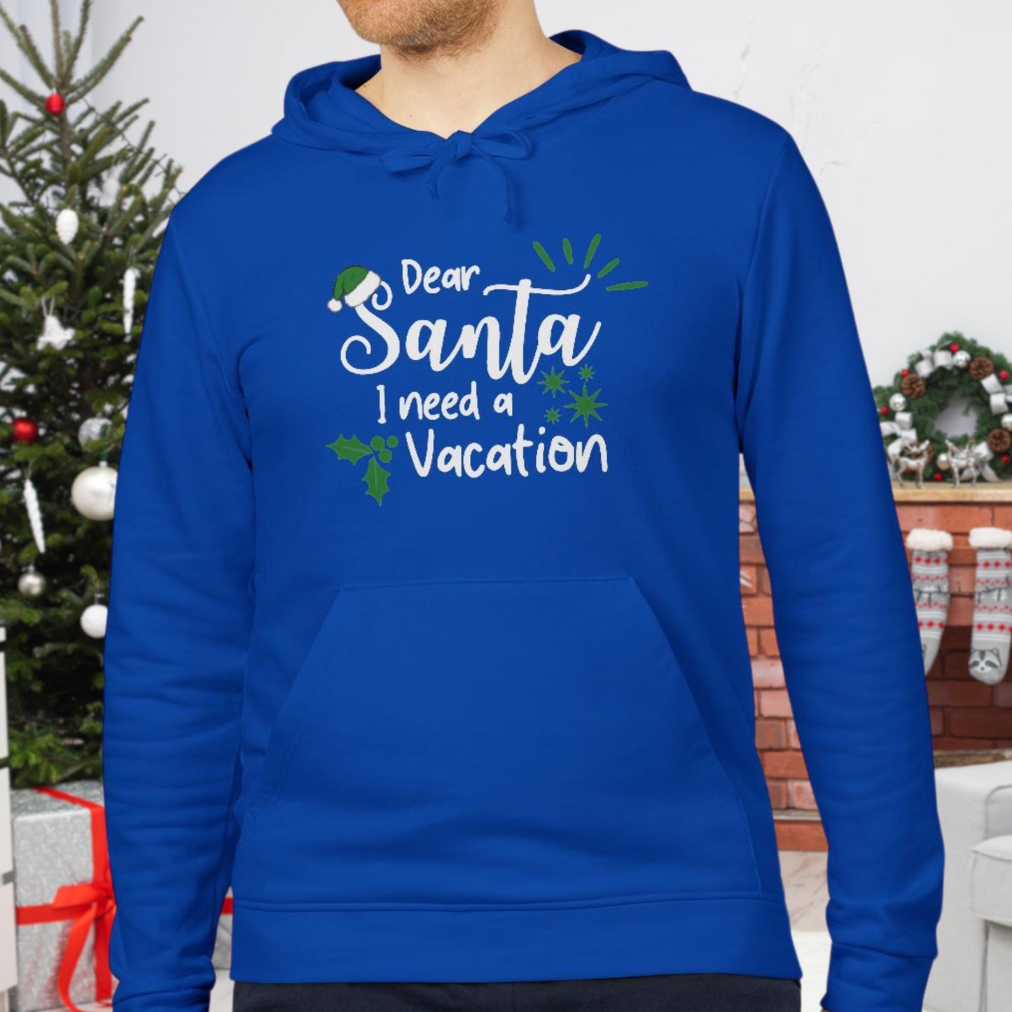 Dear Santa, I Need a Vacation | Funny Christmas Tee