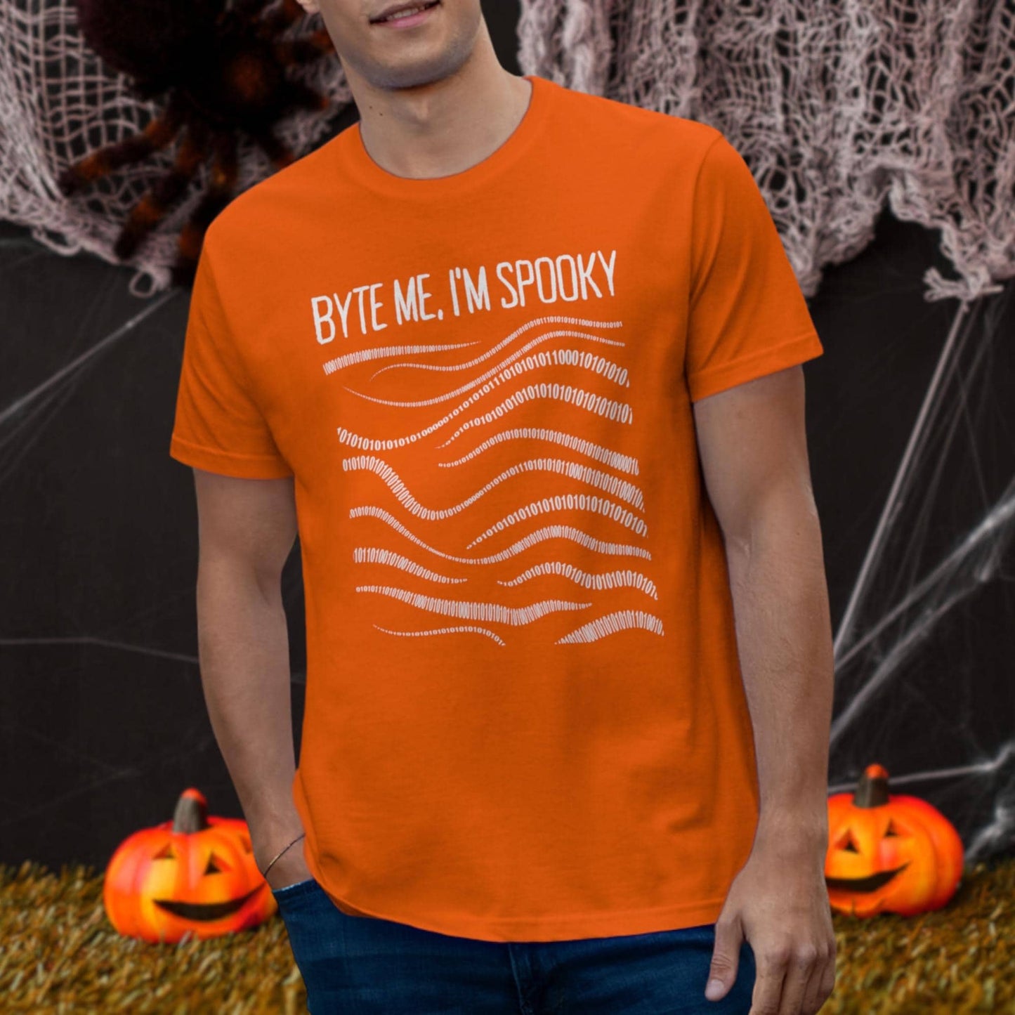 Byte Me, I'm Spooky: The Ultimate Coding Halloween Shirt