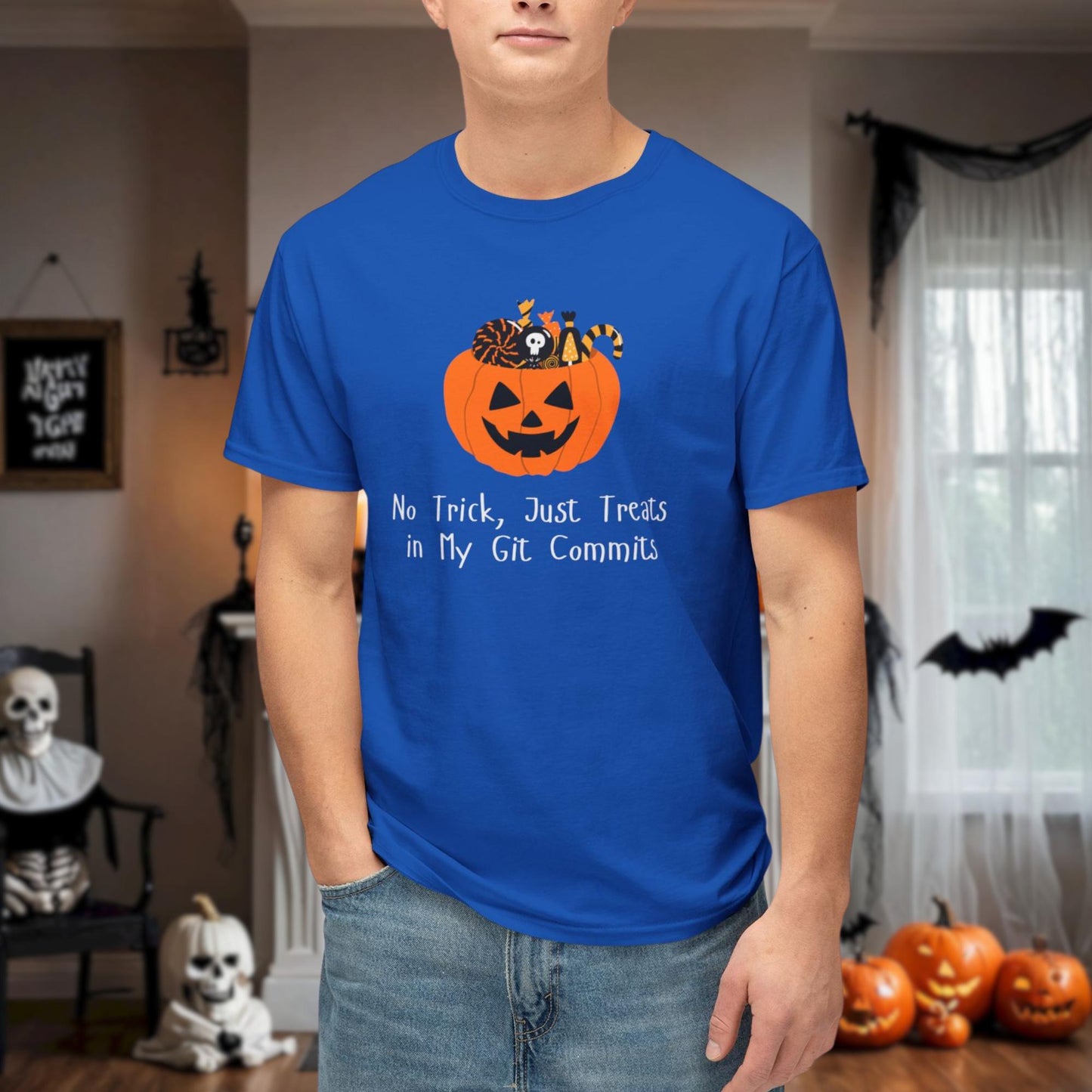 No Trick, Just Treats in My Git Commits - Celebrate Halloween & Tech Humor